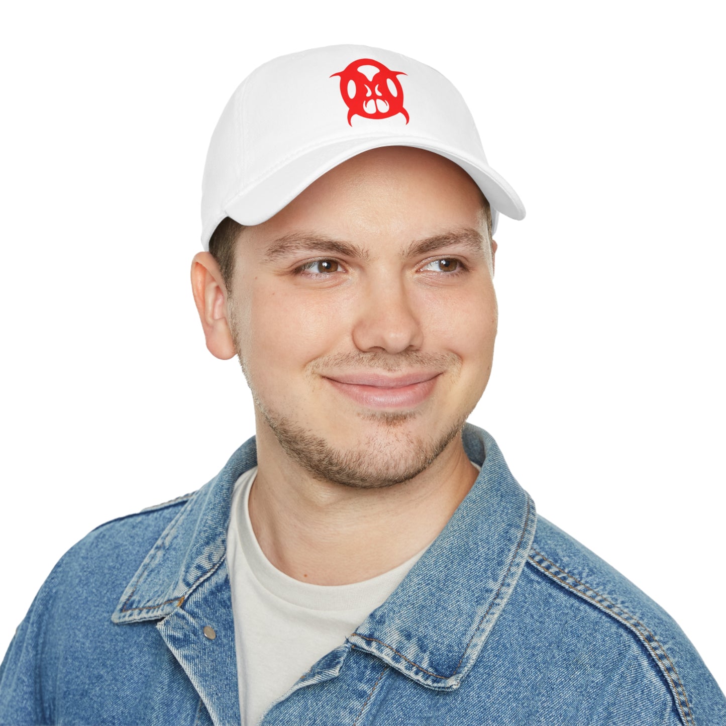Mr.Moro Logo Red - Low Profile Baseball Cap