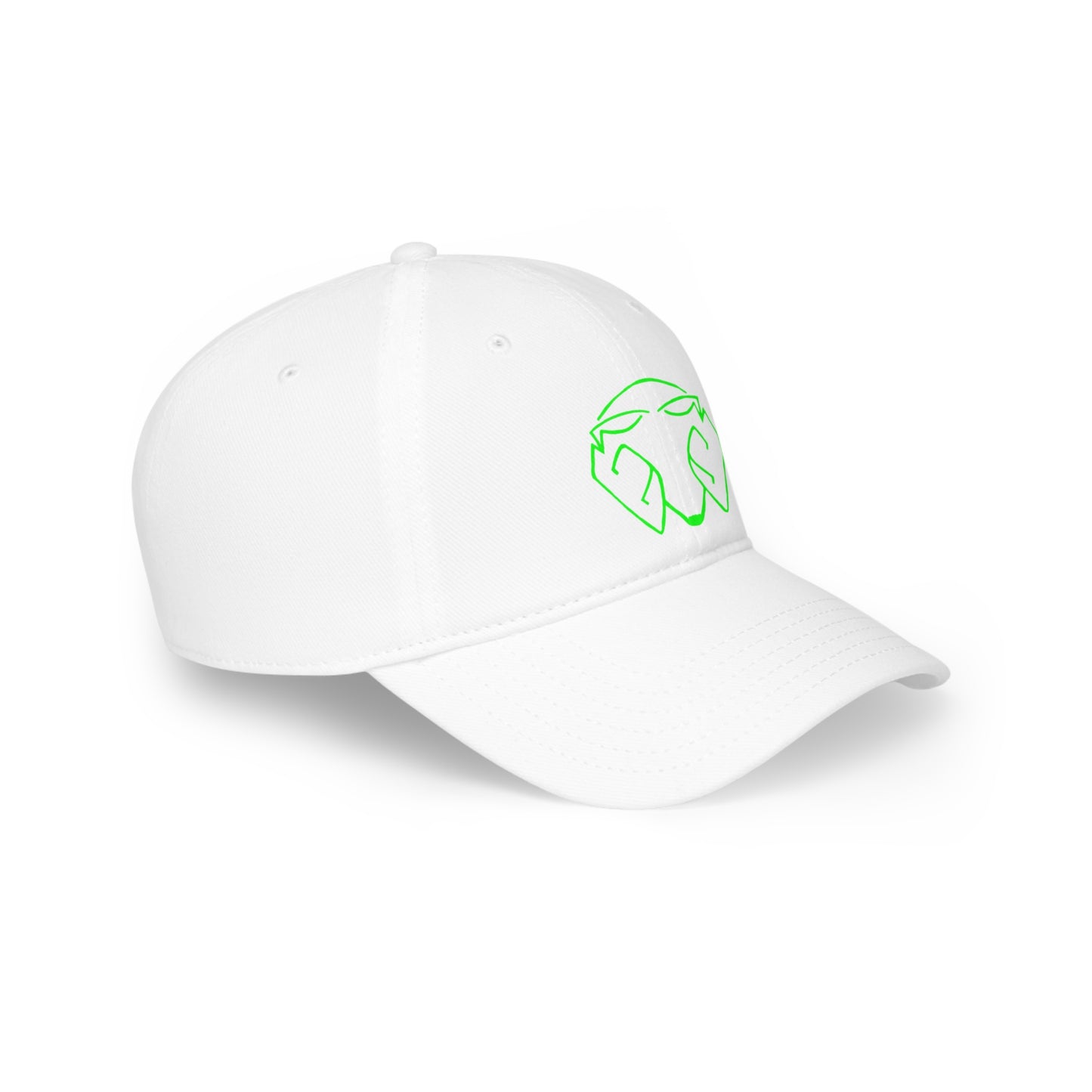 Mr.Moro Head Logo Green - Low Profile Baseball Cap