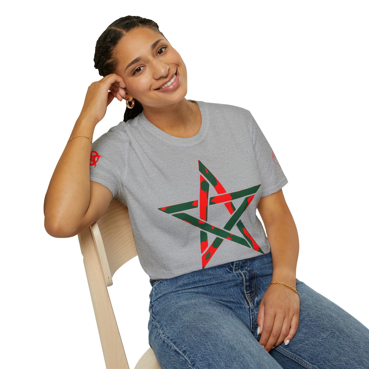 Giant Moroccan Star Green/Red