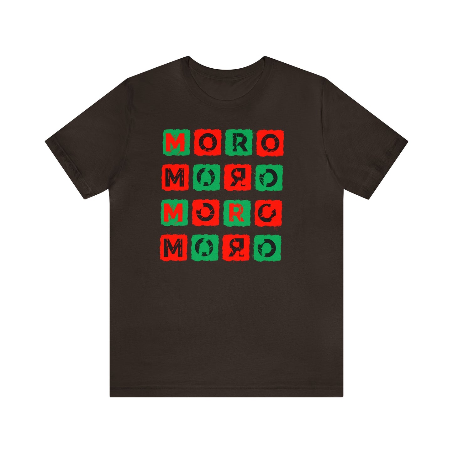 Mr.Moro Cubes T-shirt Red/Green