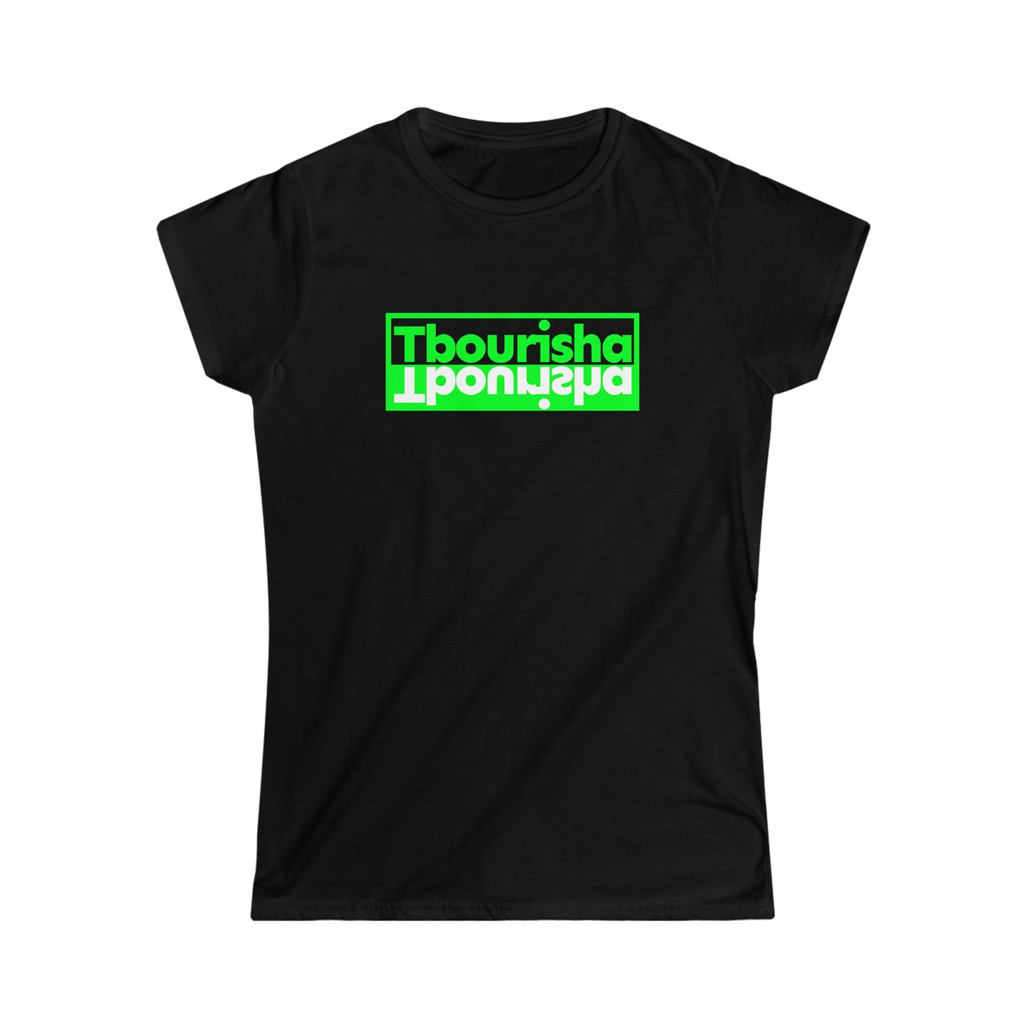 Woman's Tbourisha T-shirt Green/White