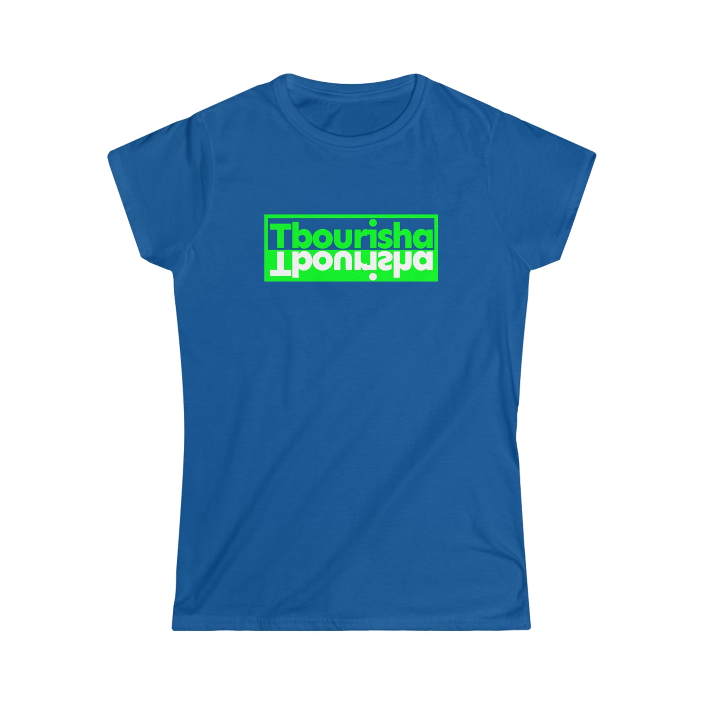 Woman's Tbourisha T-shirt Green/White