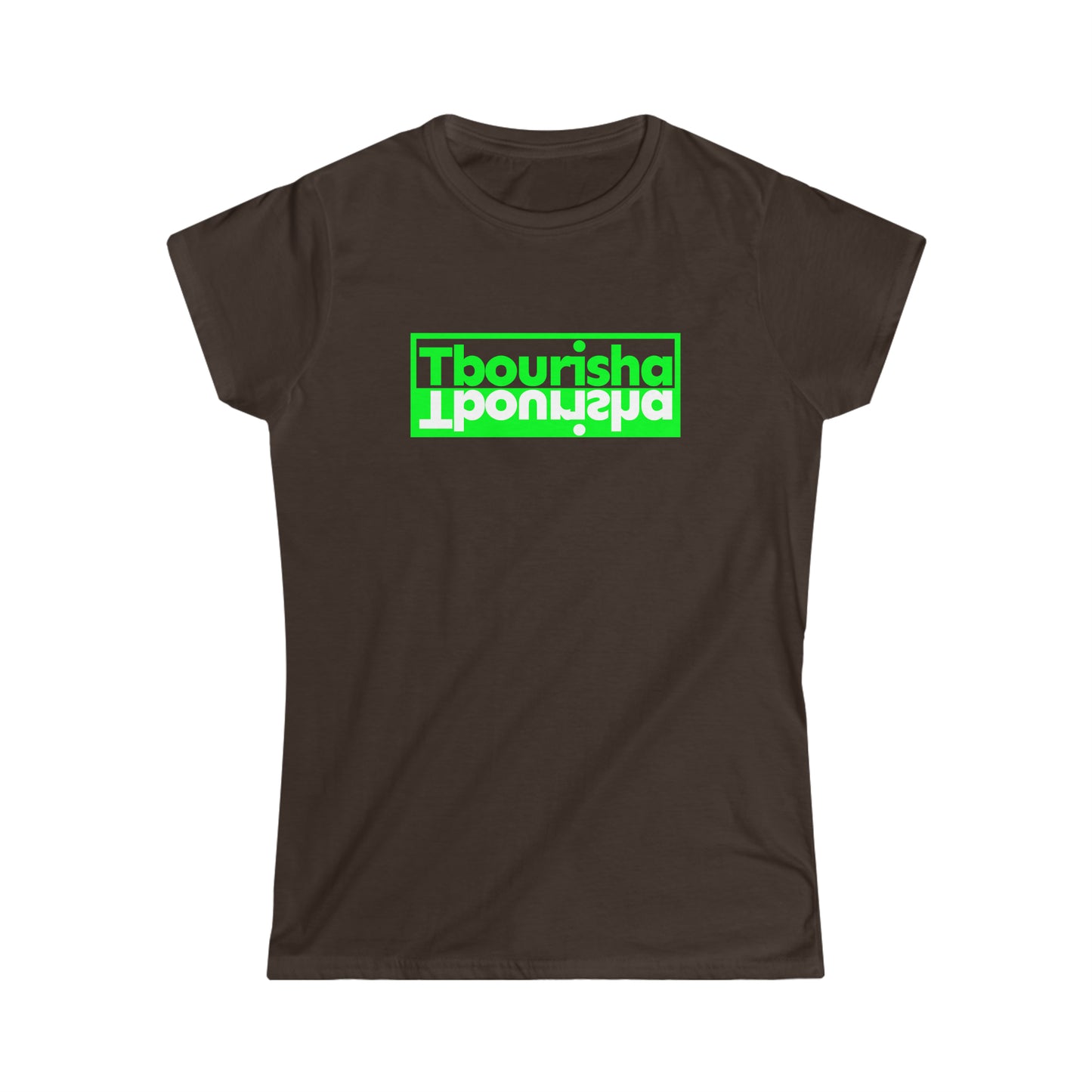 Woman's Tbourisha T-shirt Green/White