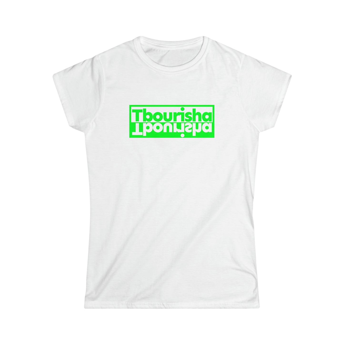 Woman's Tbourisha T-shirt Green/White