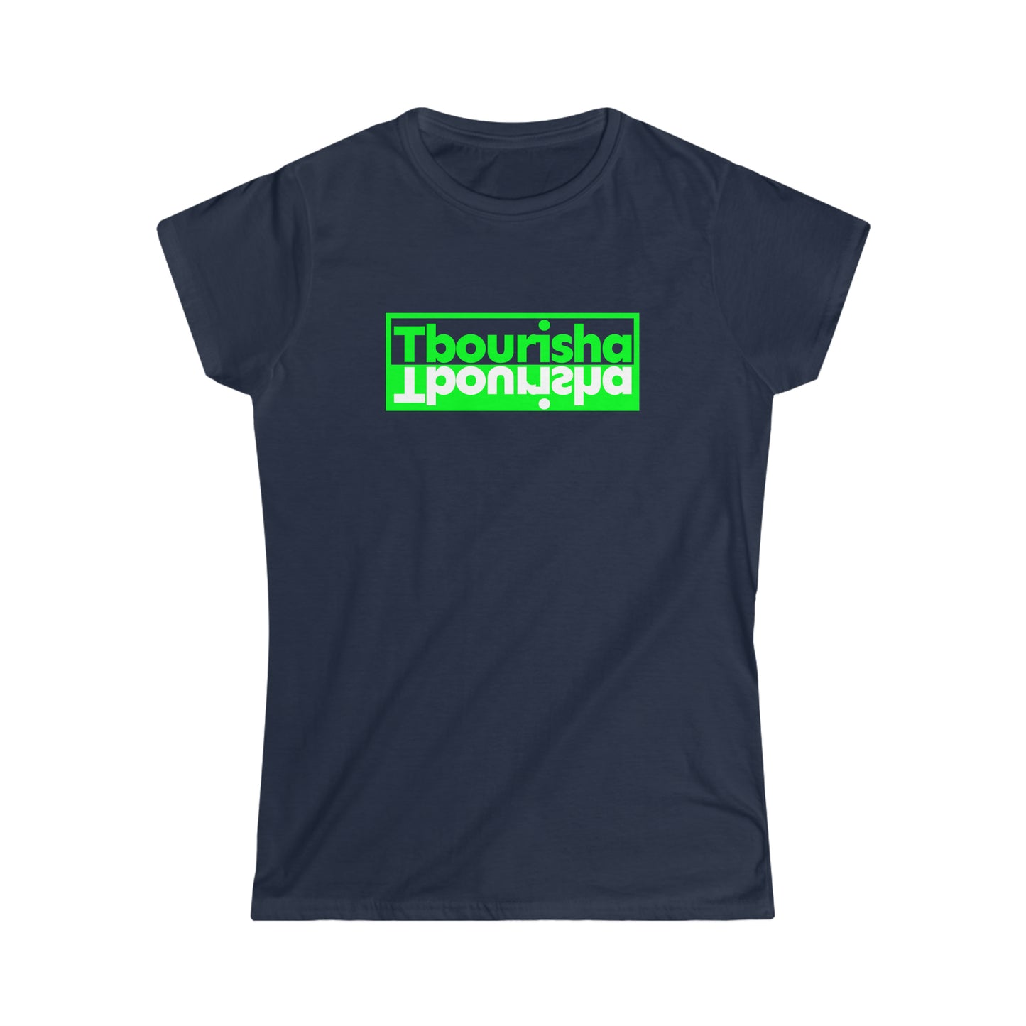 Woman's Tbourisha T-shirt Green/White