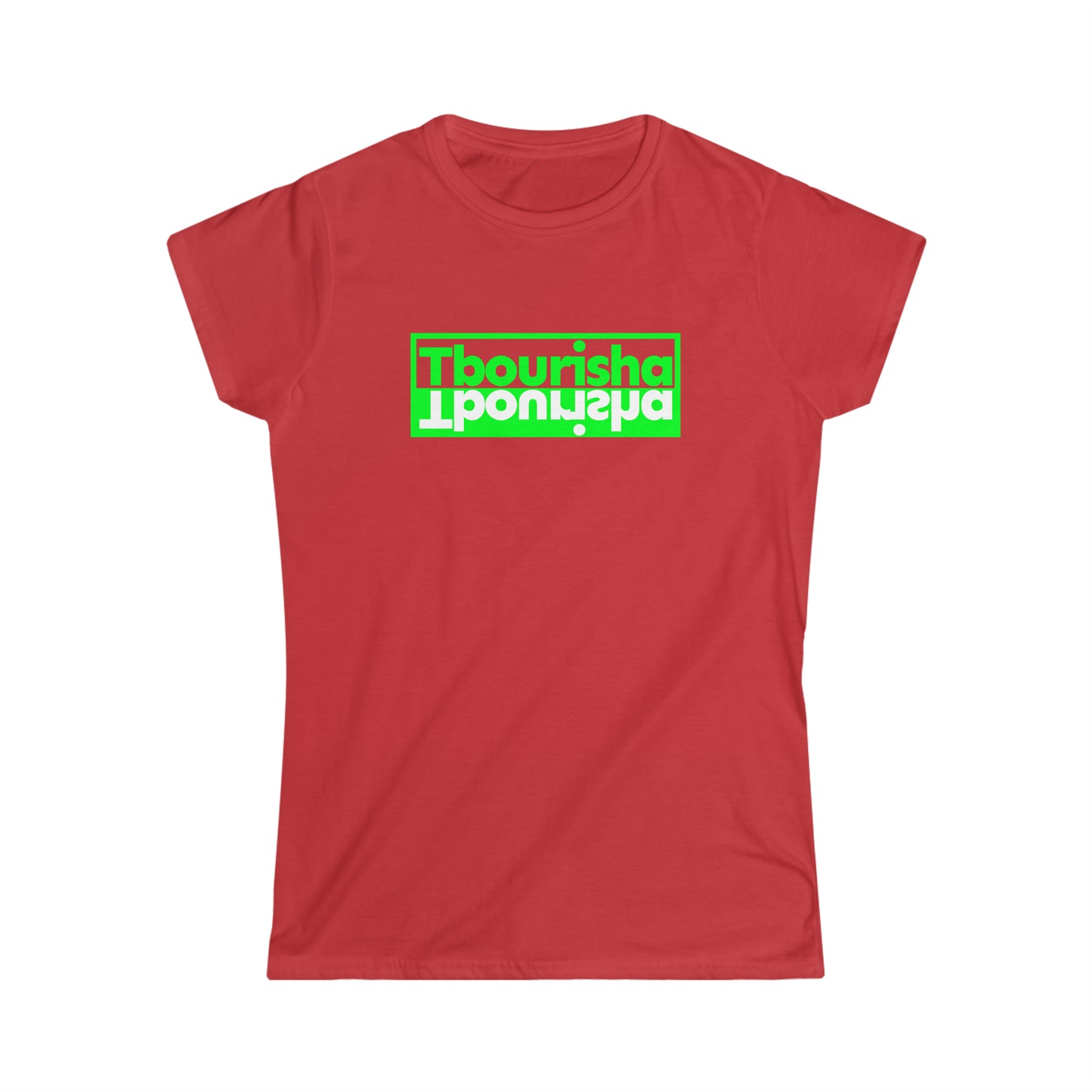Woman's Tbourisha T-shirt Green/White