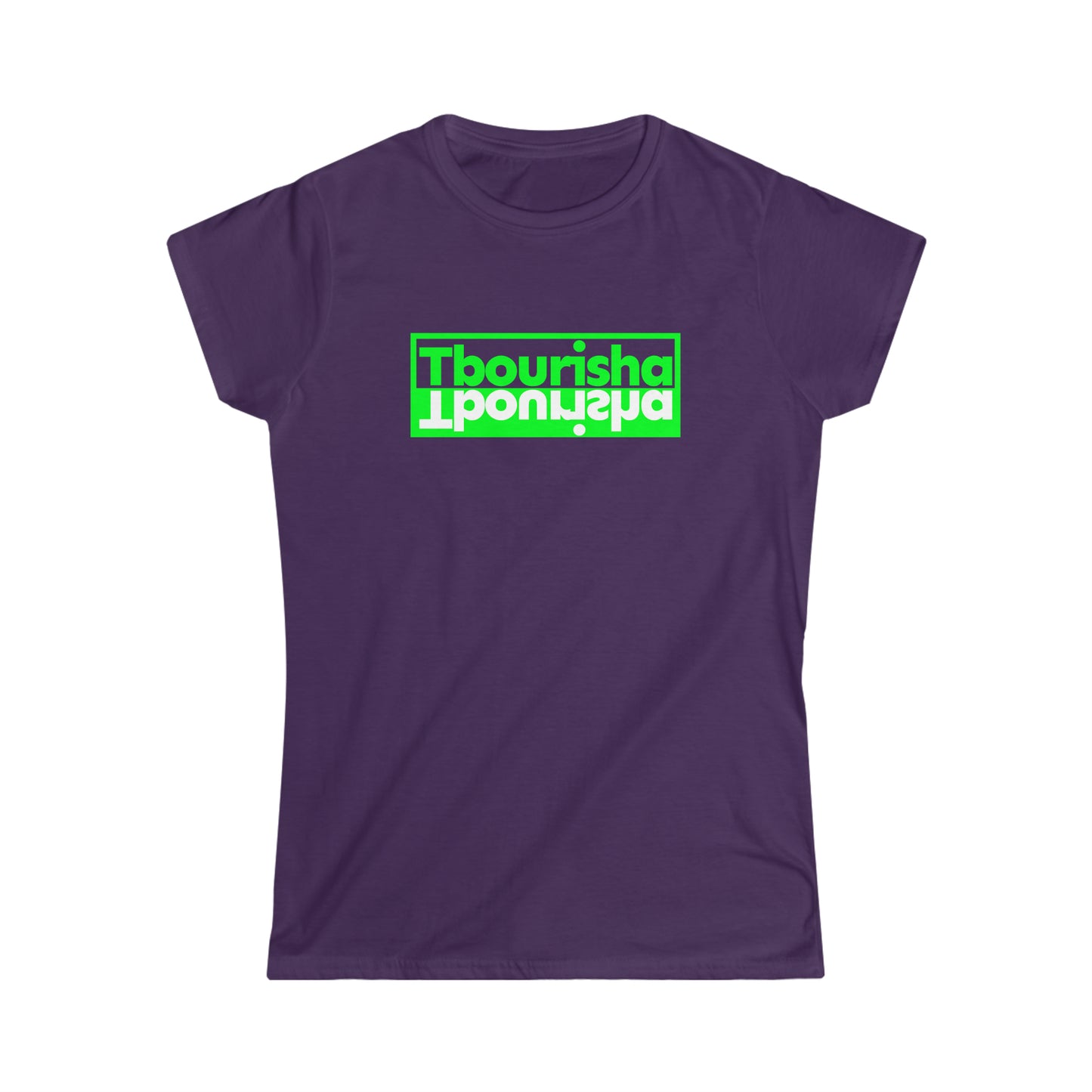 Woman's Tbourisha T-shirt Green/White