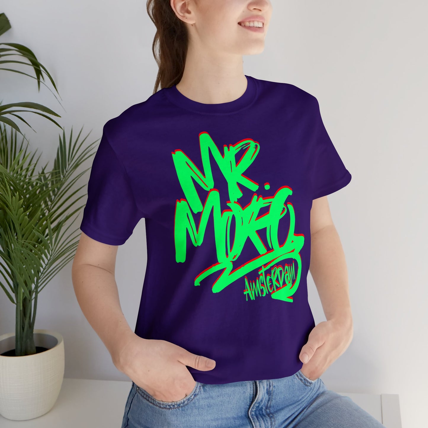 Mr.Moro Graffiti T-shirt Green/Red