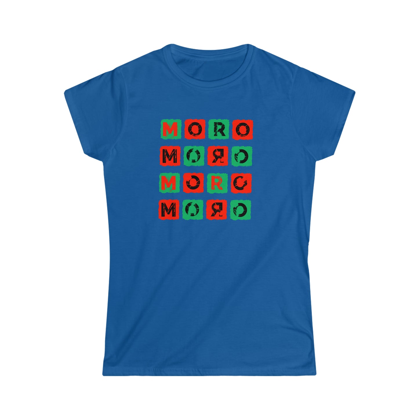 Women's Mr.Moro Cubes T-shirt Red/Green