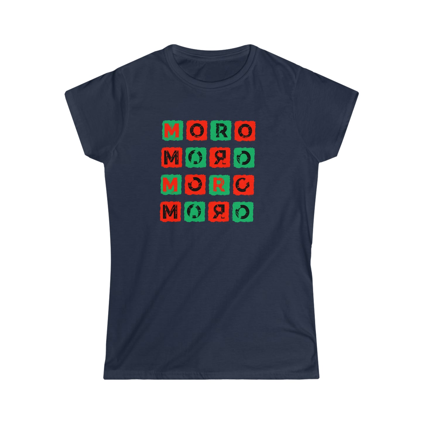 Women's Mr.Moro Cubes T-shirt Red/Green