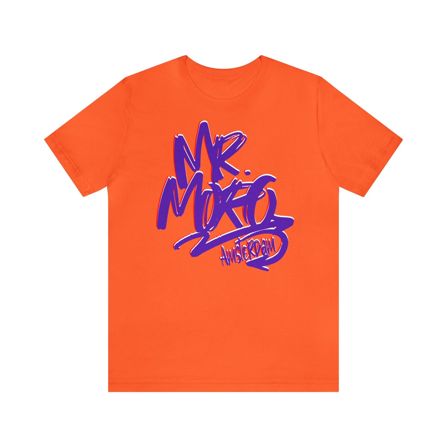 Mr.Moro Graffiti T-shirt Purple