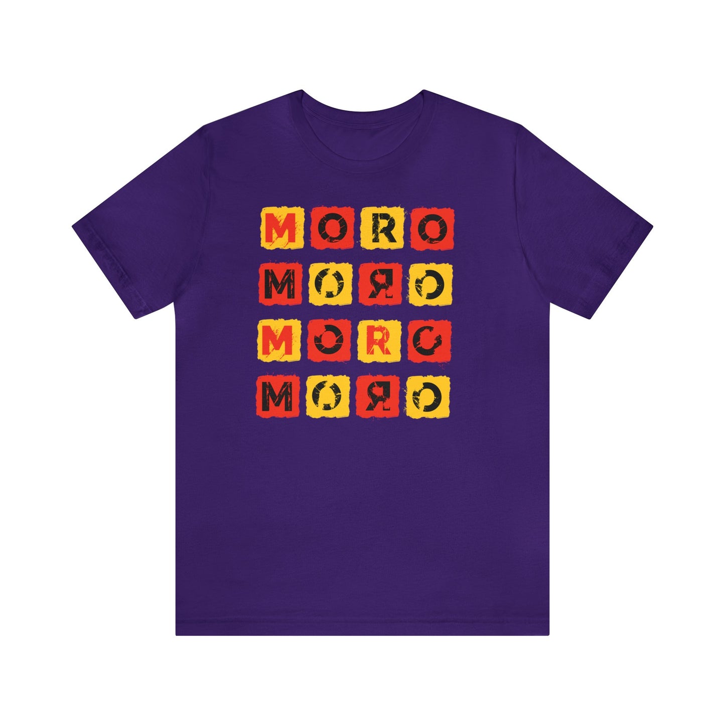 Mr.Moro Cubes T-shirt Red/Yellow
