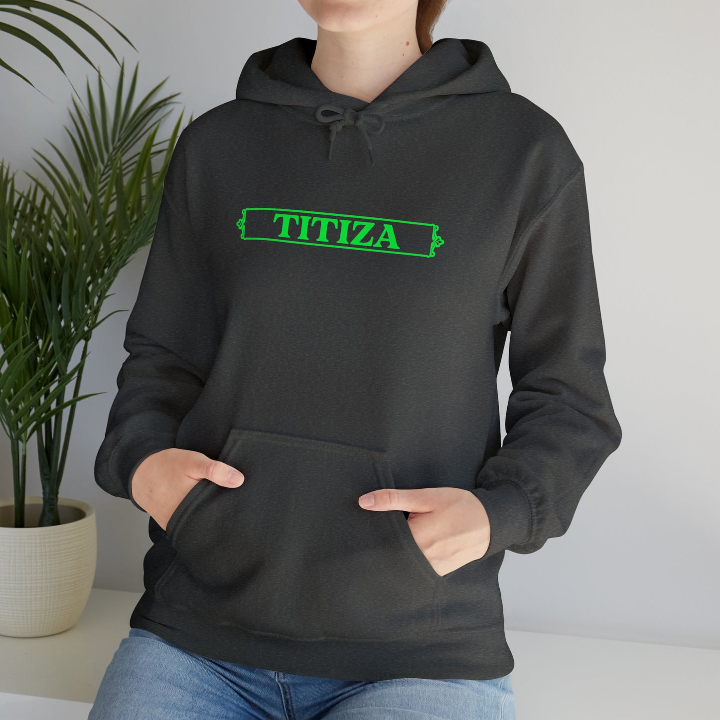 Woman's Hoodie Titza Green