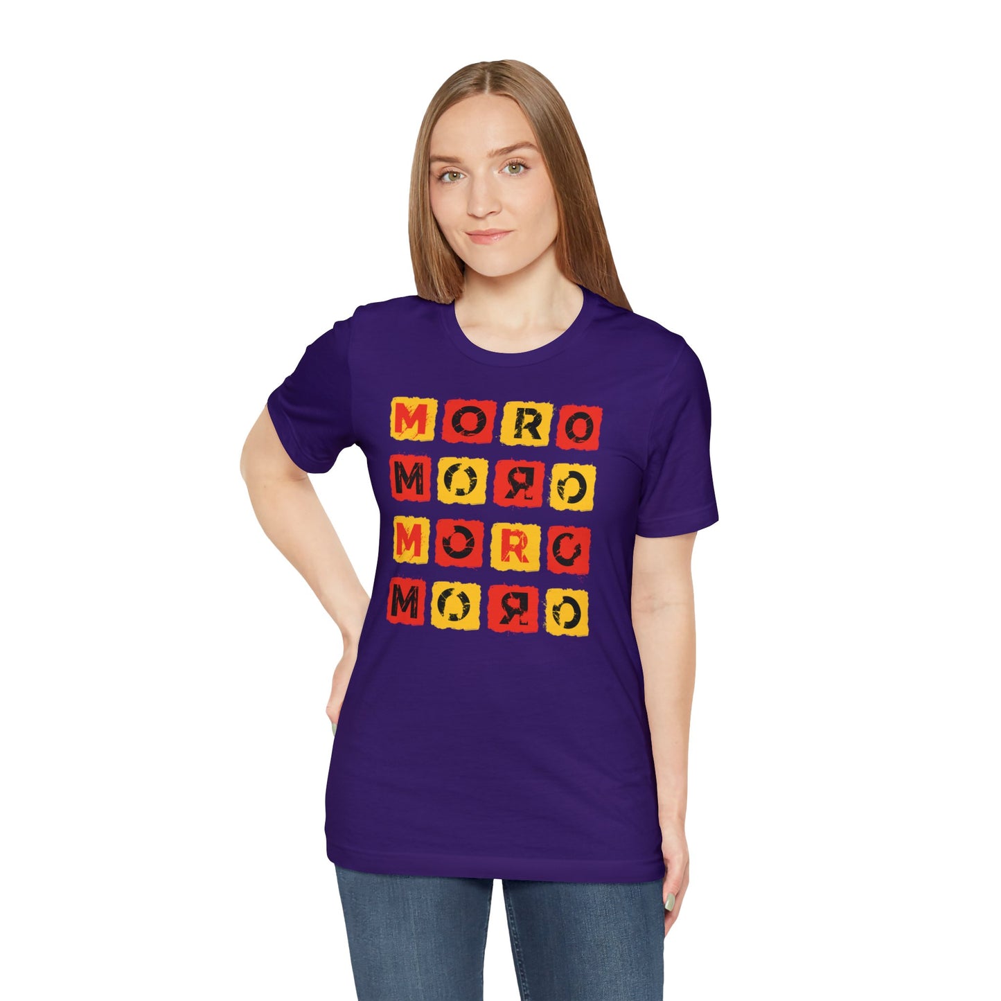 Mr.Moro Cubes T-shirt Red/Yellow
