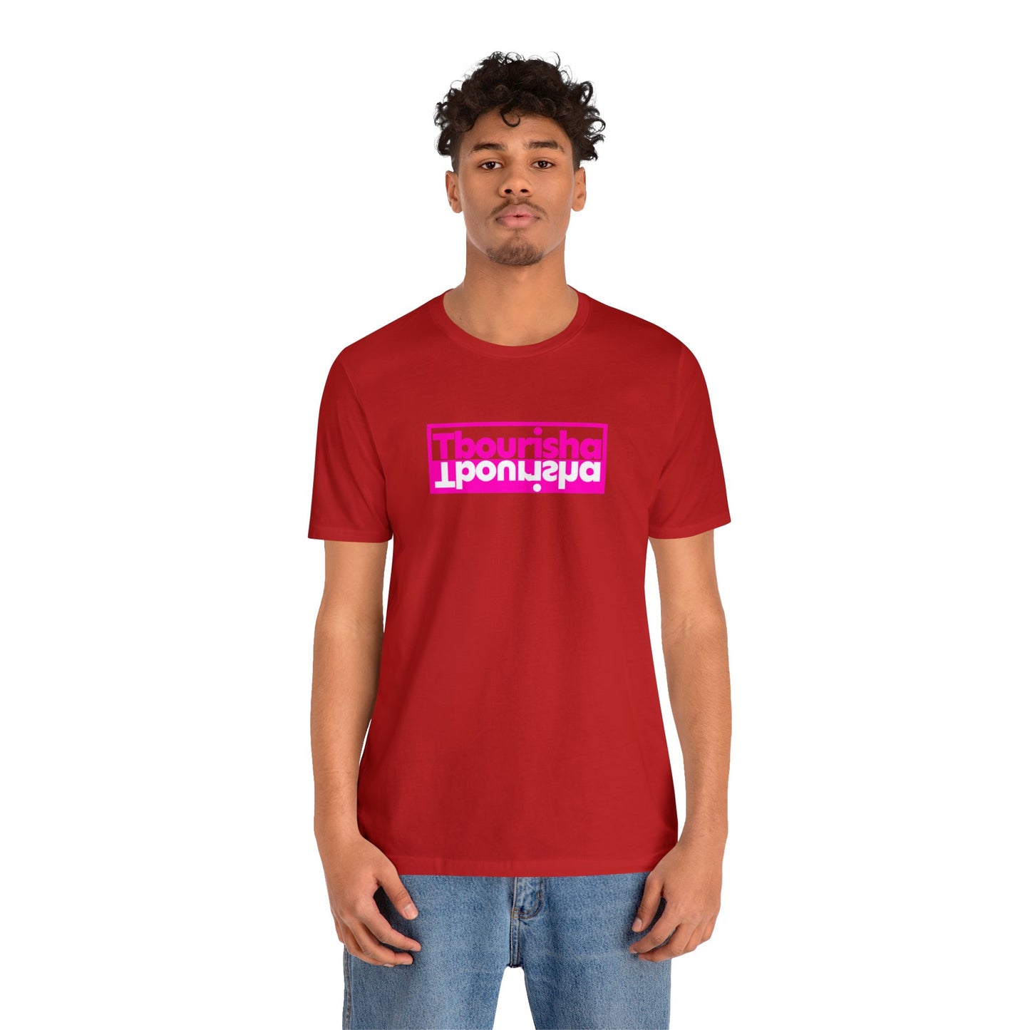 Tbourisha T-shirt Pink/White