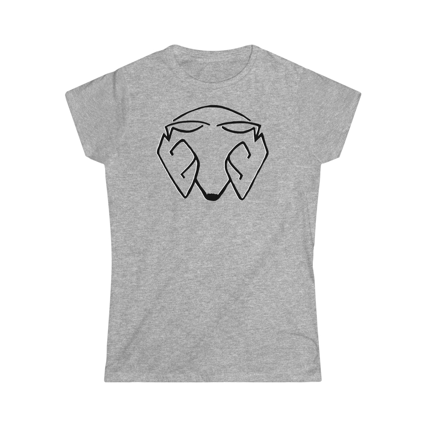 Women's Logo Big Head Black
