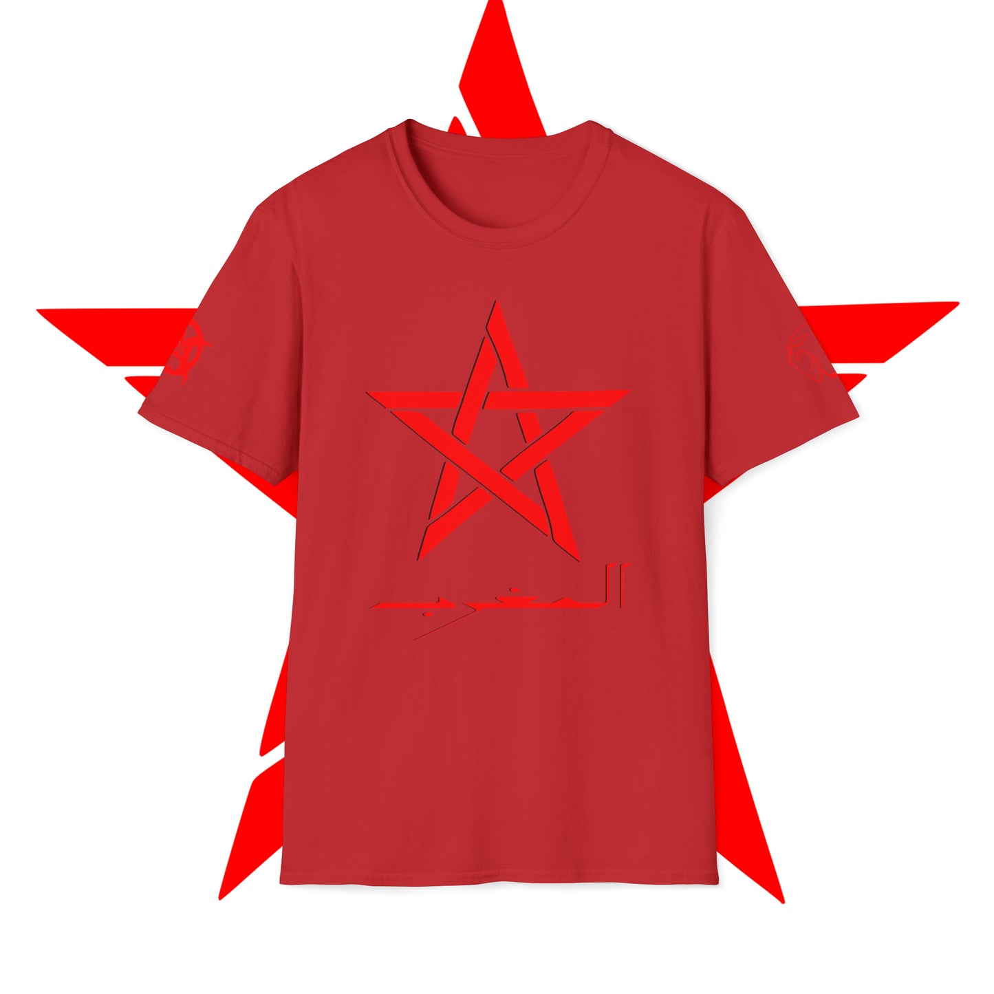 Arabic Moroccan Star Red