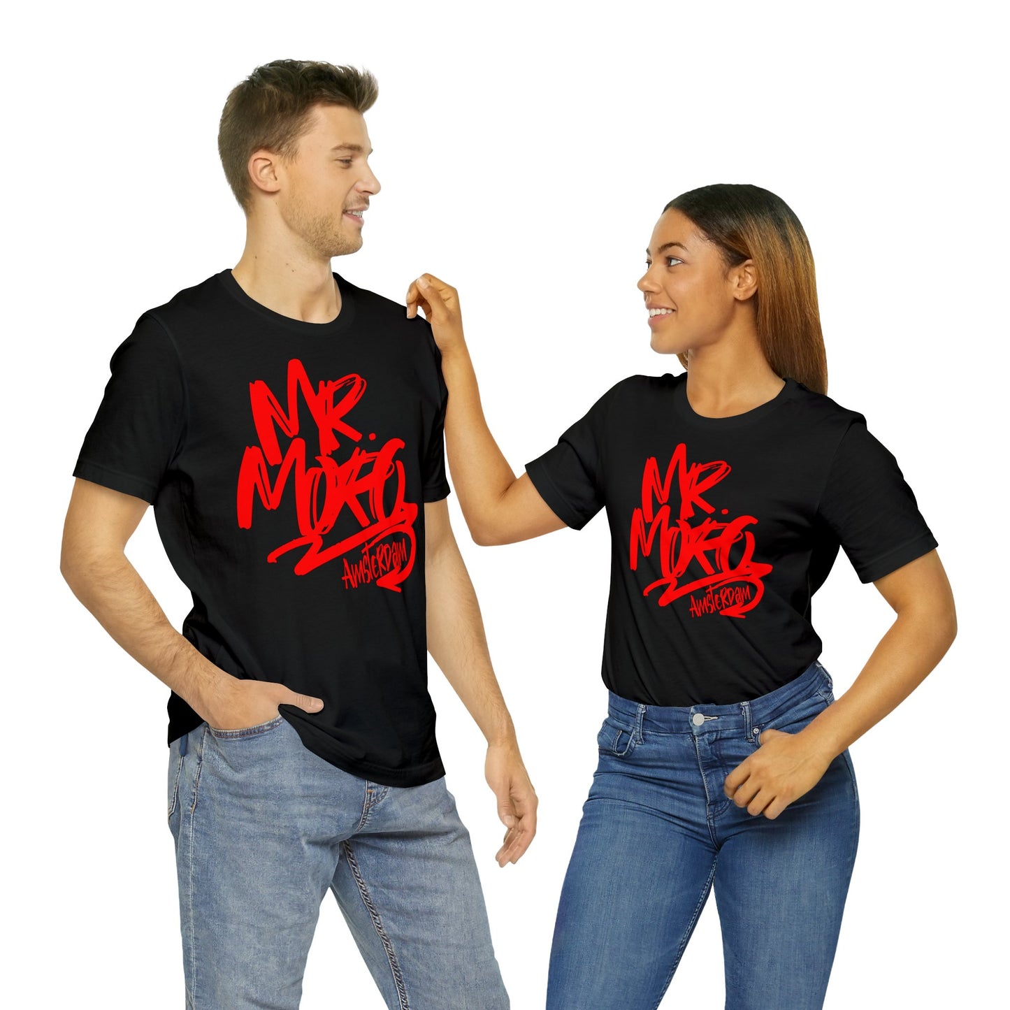 Mr.Moro Graffiti T-shirt Red/Black