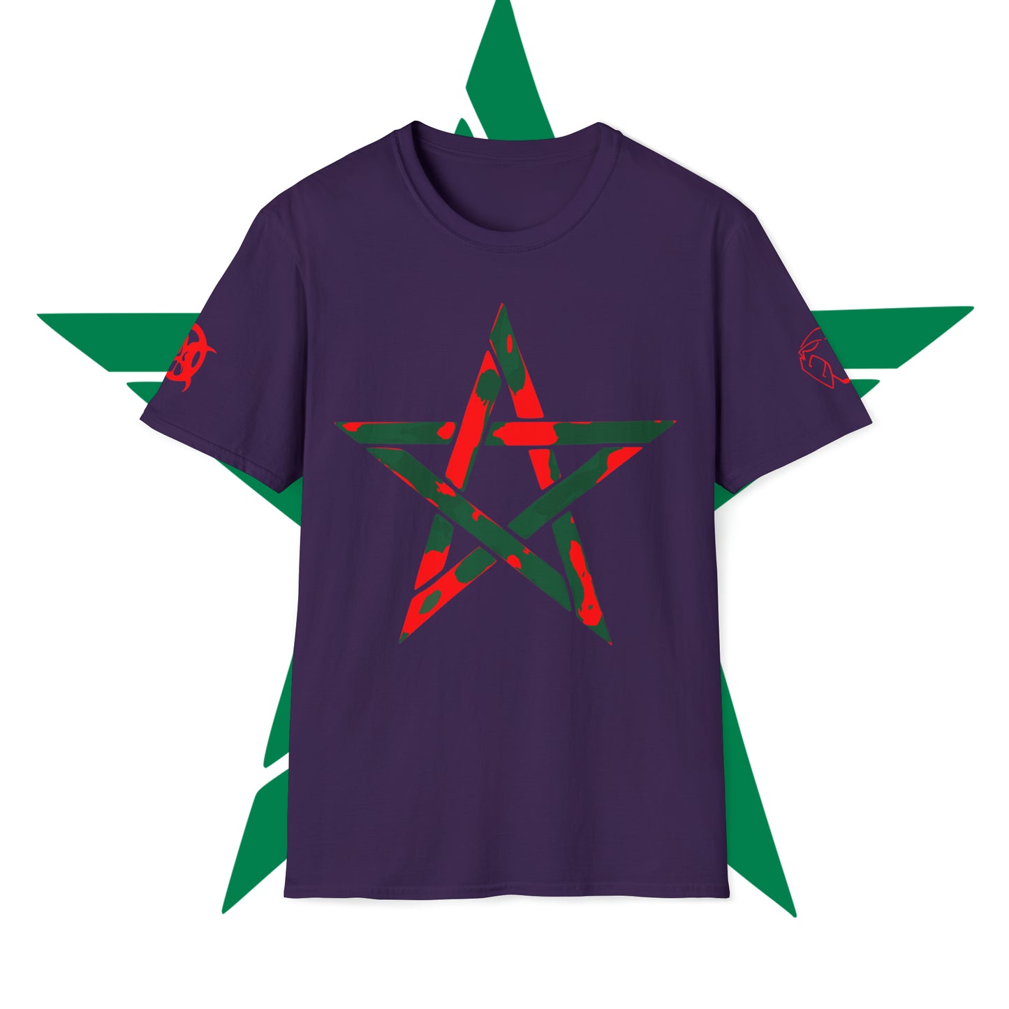 Giant Moroccan Star Green/Red