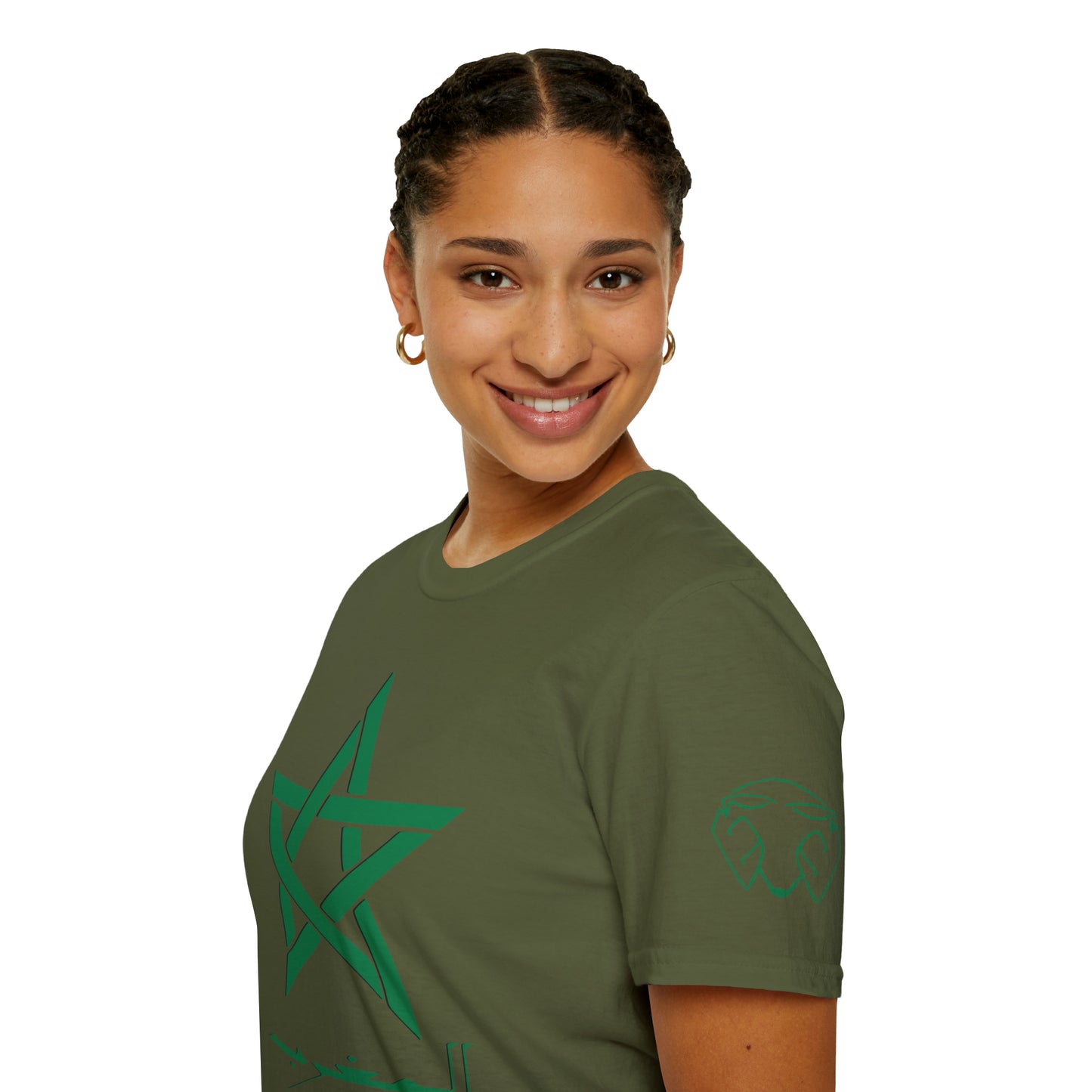 Arabic Moroccan Star Green