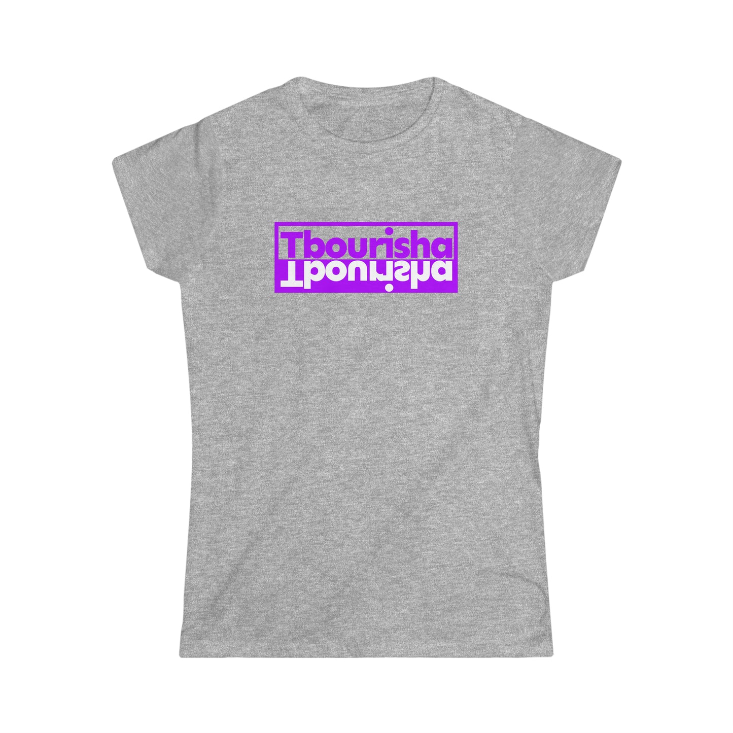Woman's Tbourisha T-shirt Purple/White