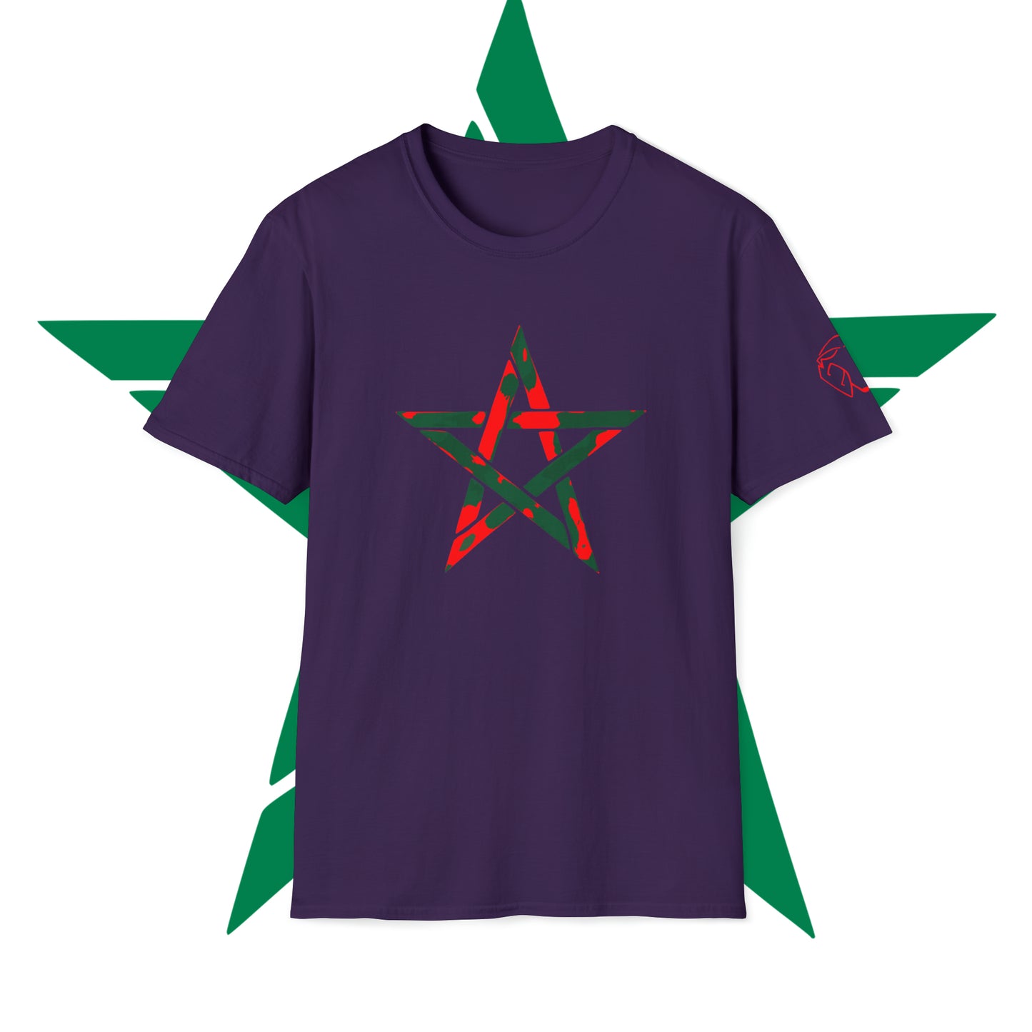 Moroccan Star Green/Red