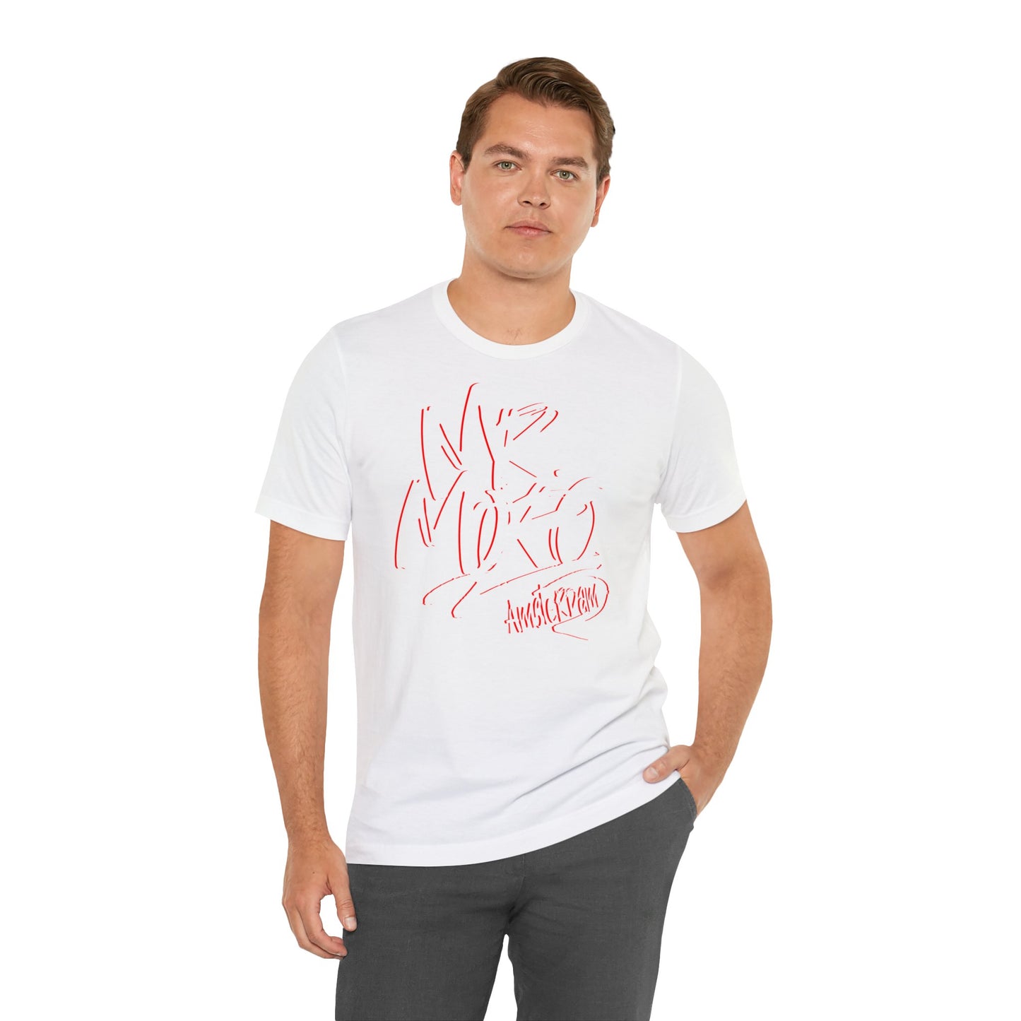 Mr.Moro Graffiti T-shirt White/Red
