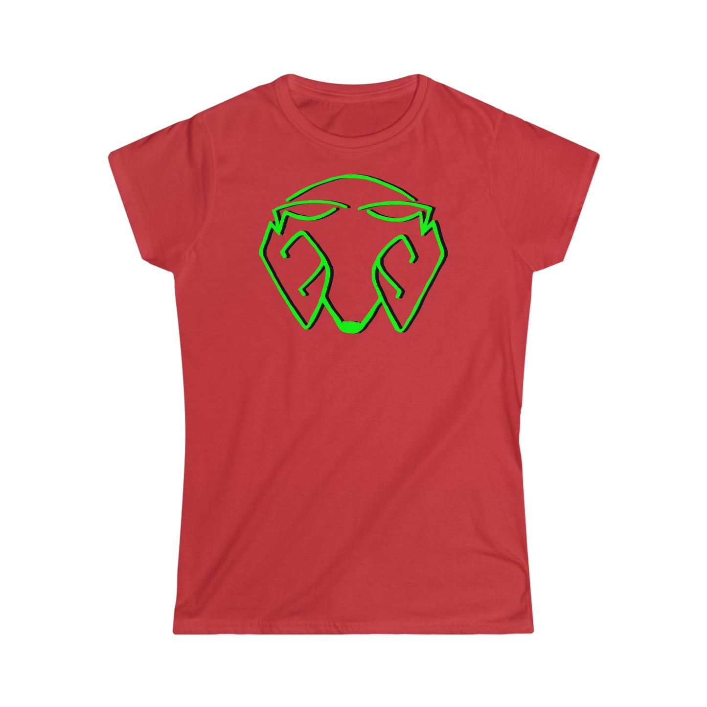 Women's Logo Big Head Green