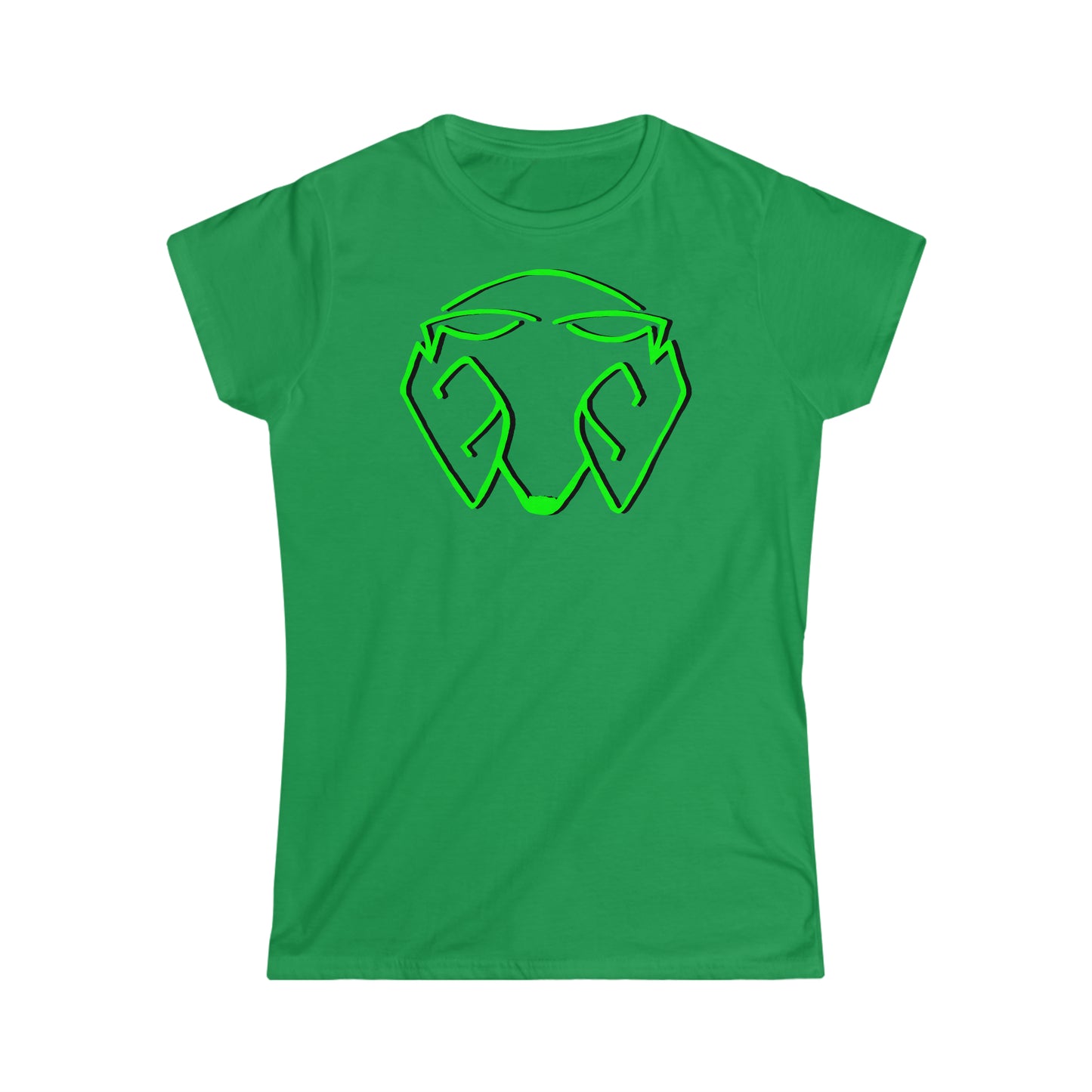 Women's Logo Big Head Green