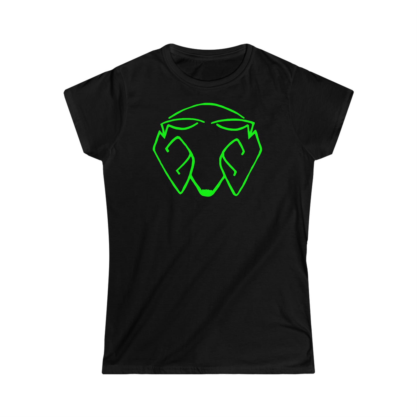 Women's Logo Big Head Green