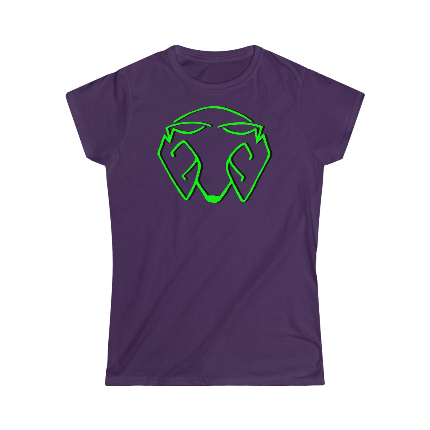 Women's Logo Big Head Green
