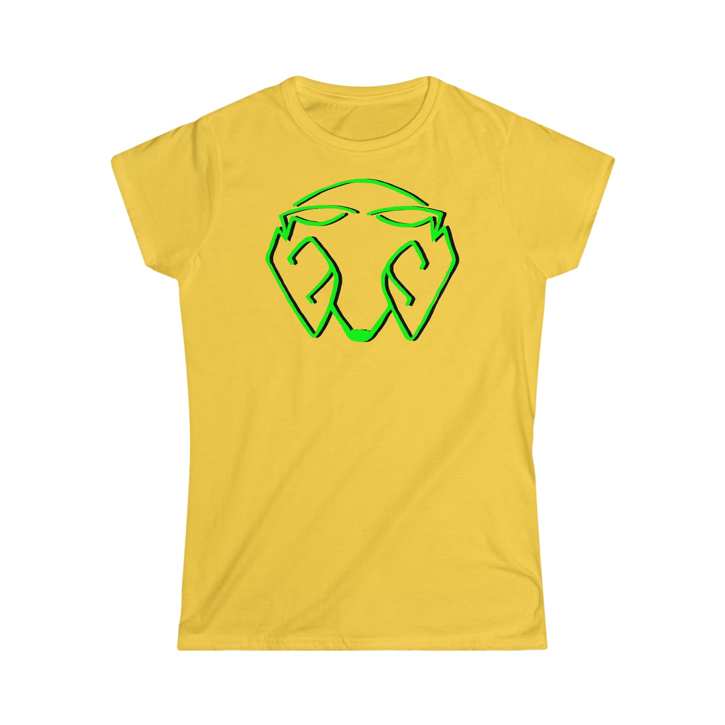 Women's Logo Big Head Green