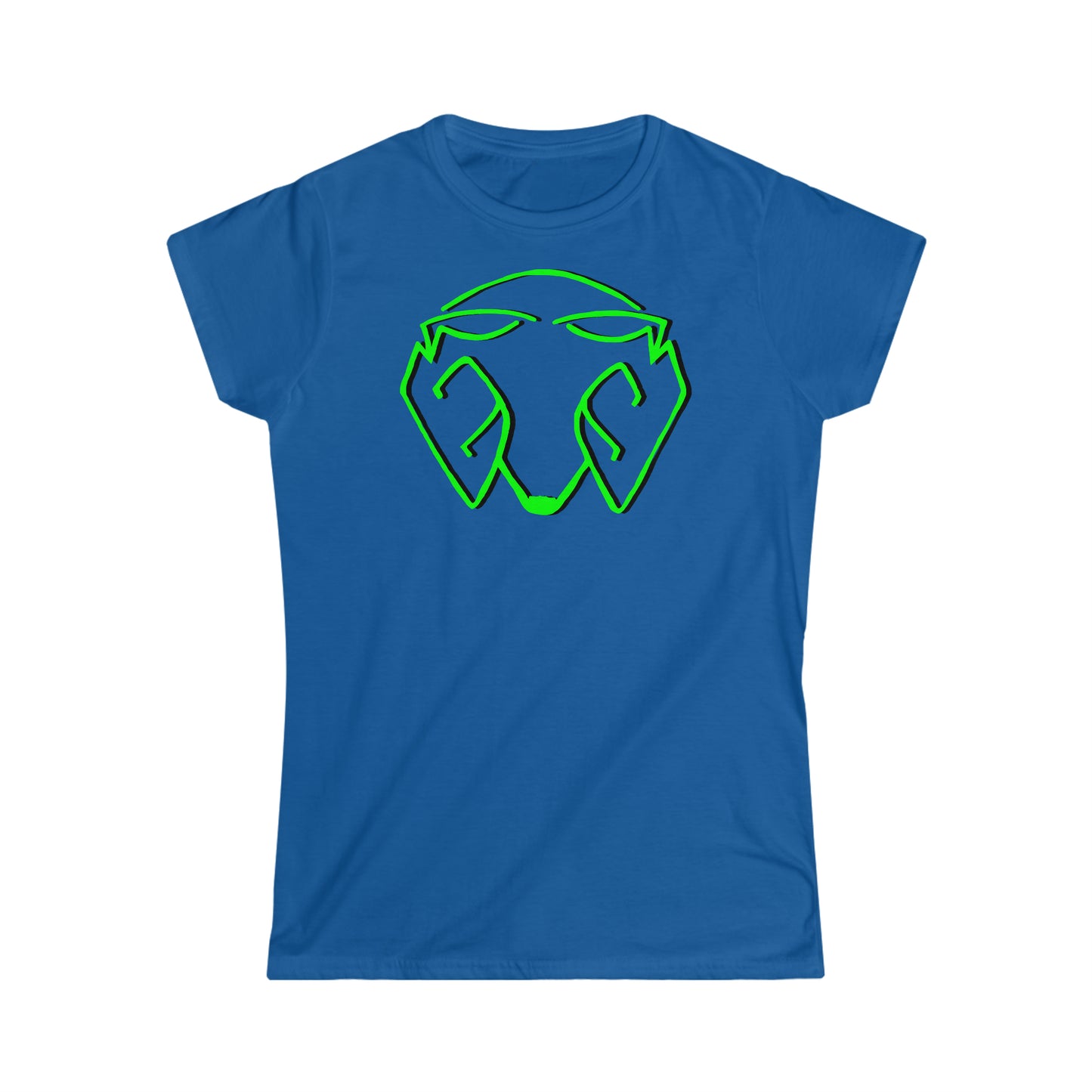 Women's Logo Big Head Green