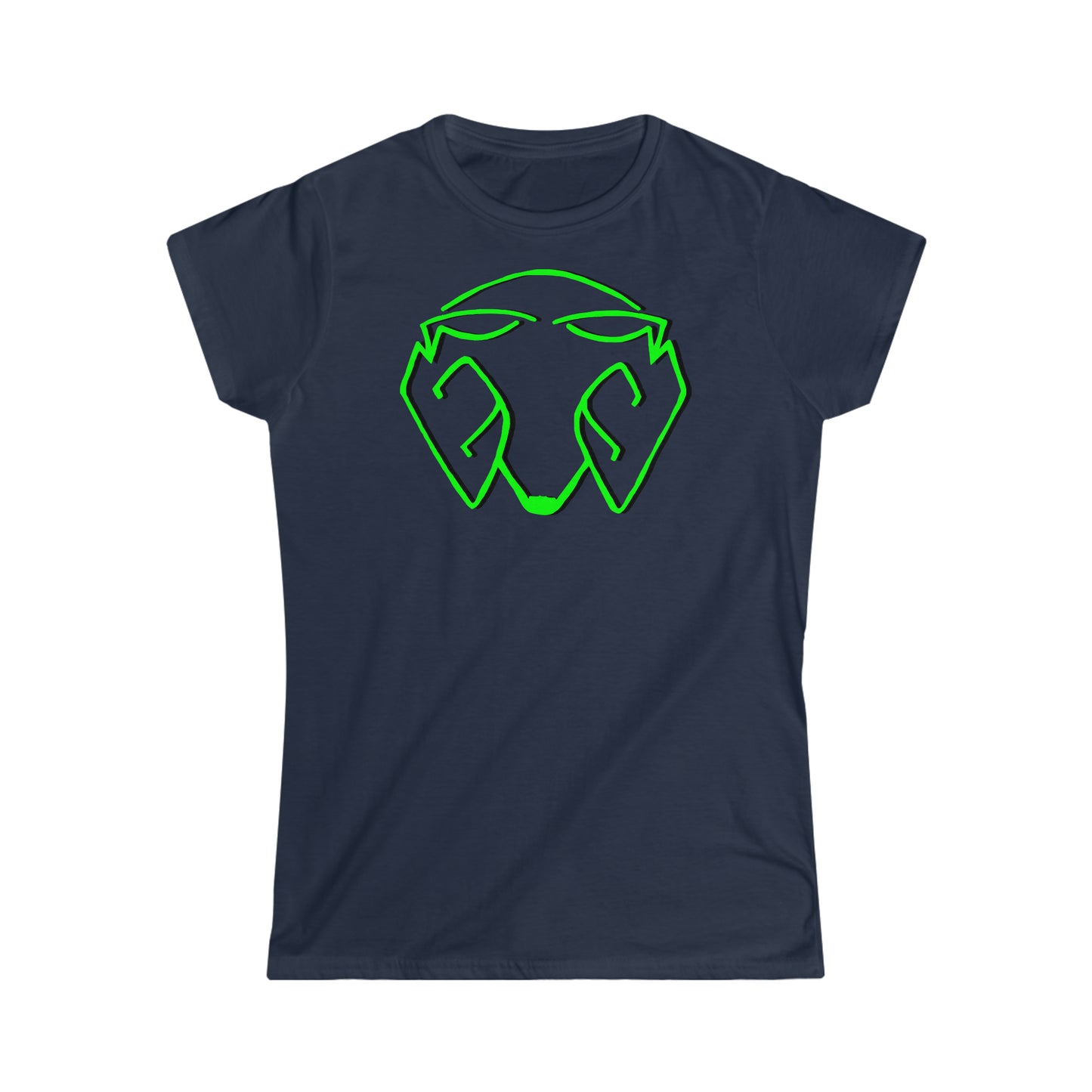 Women's Logo Big Head Green