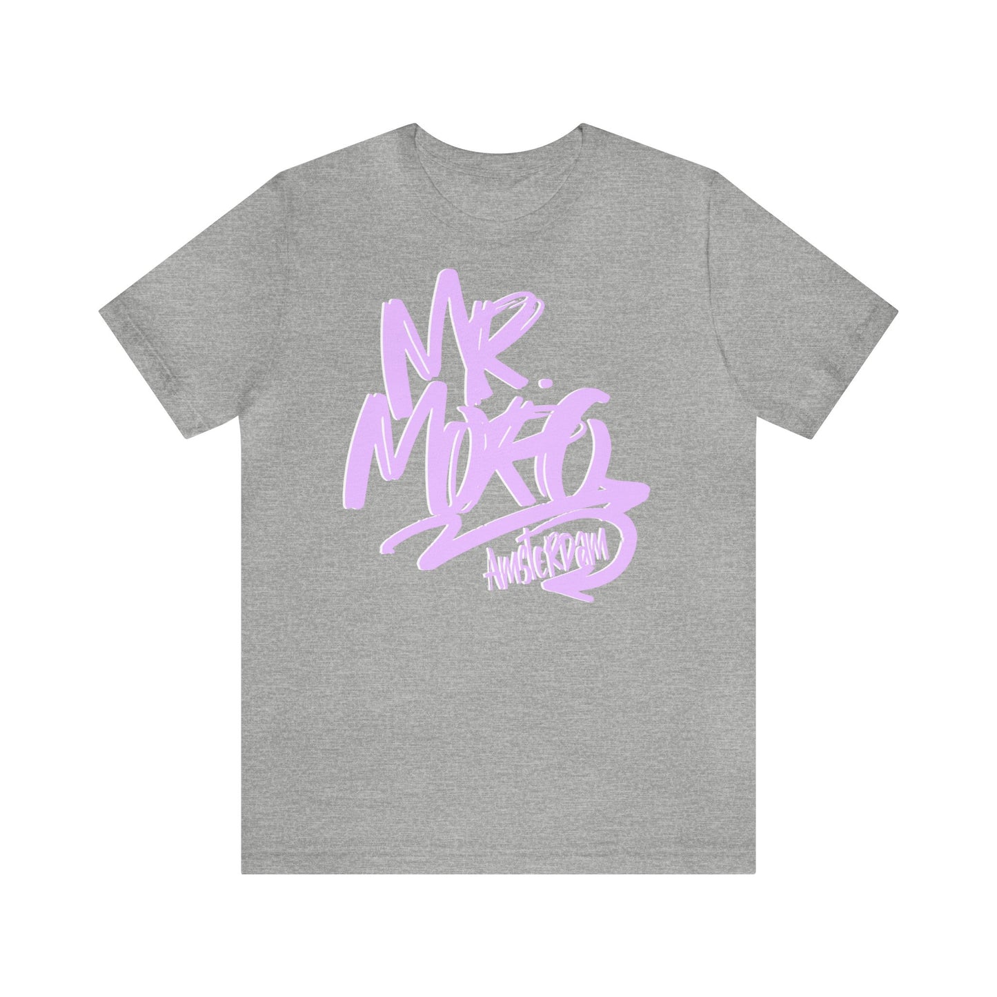 Mr.Moro Graffiti T-shirt Pink/White