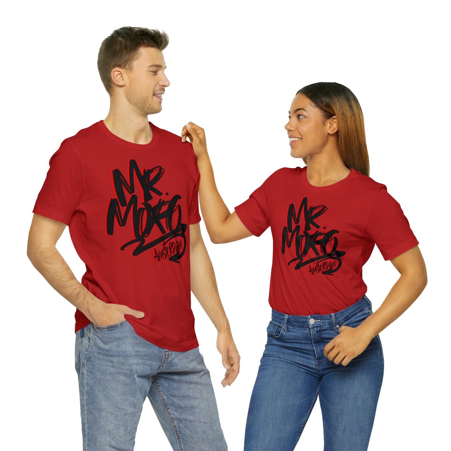 Mr.Moro Graffiti T-shirt Red/Black