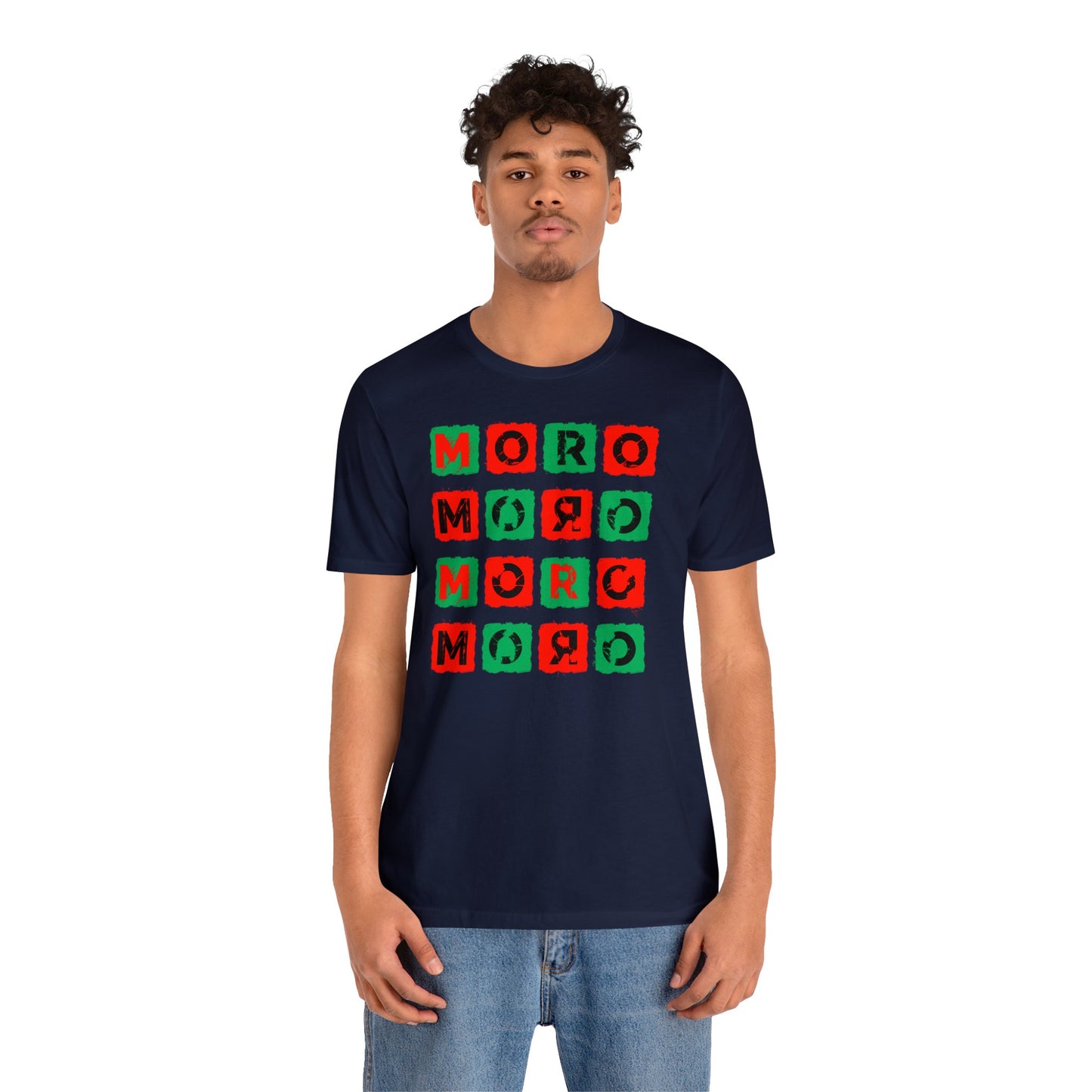 Mr.Moro Cubes T-shirt Red/Green