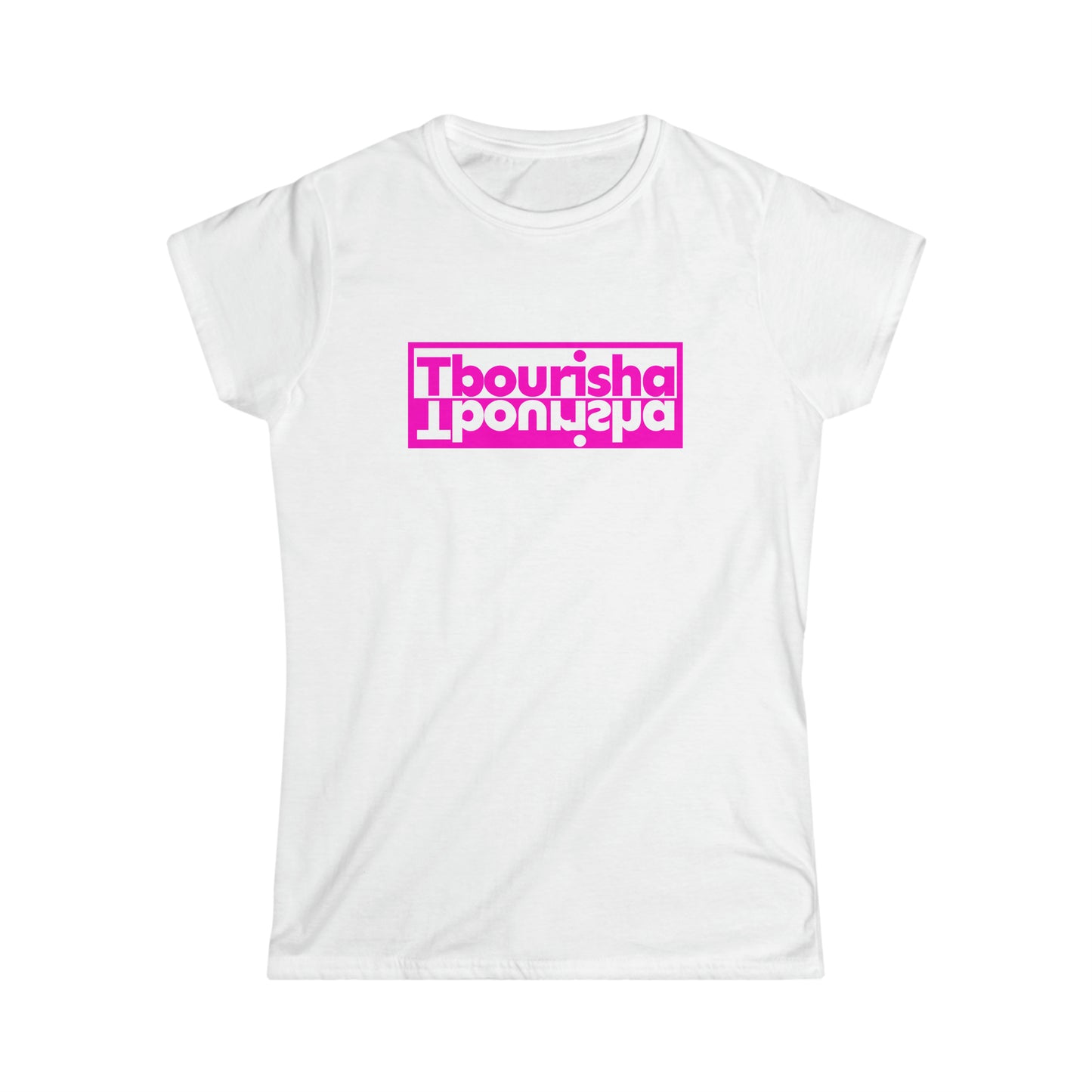 Woman's Tbourisha T-shirt Pink/White