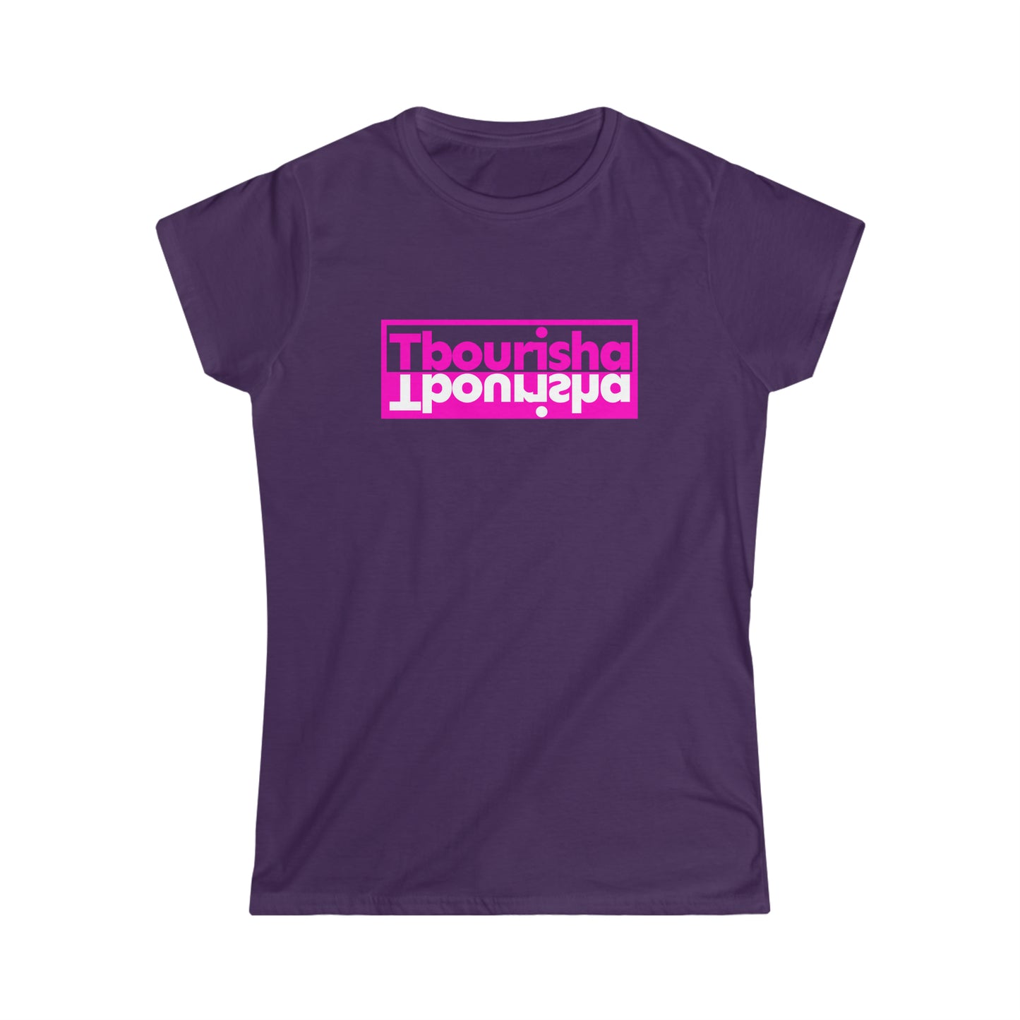 Woman's Tbourisha T-shirt Pink/White