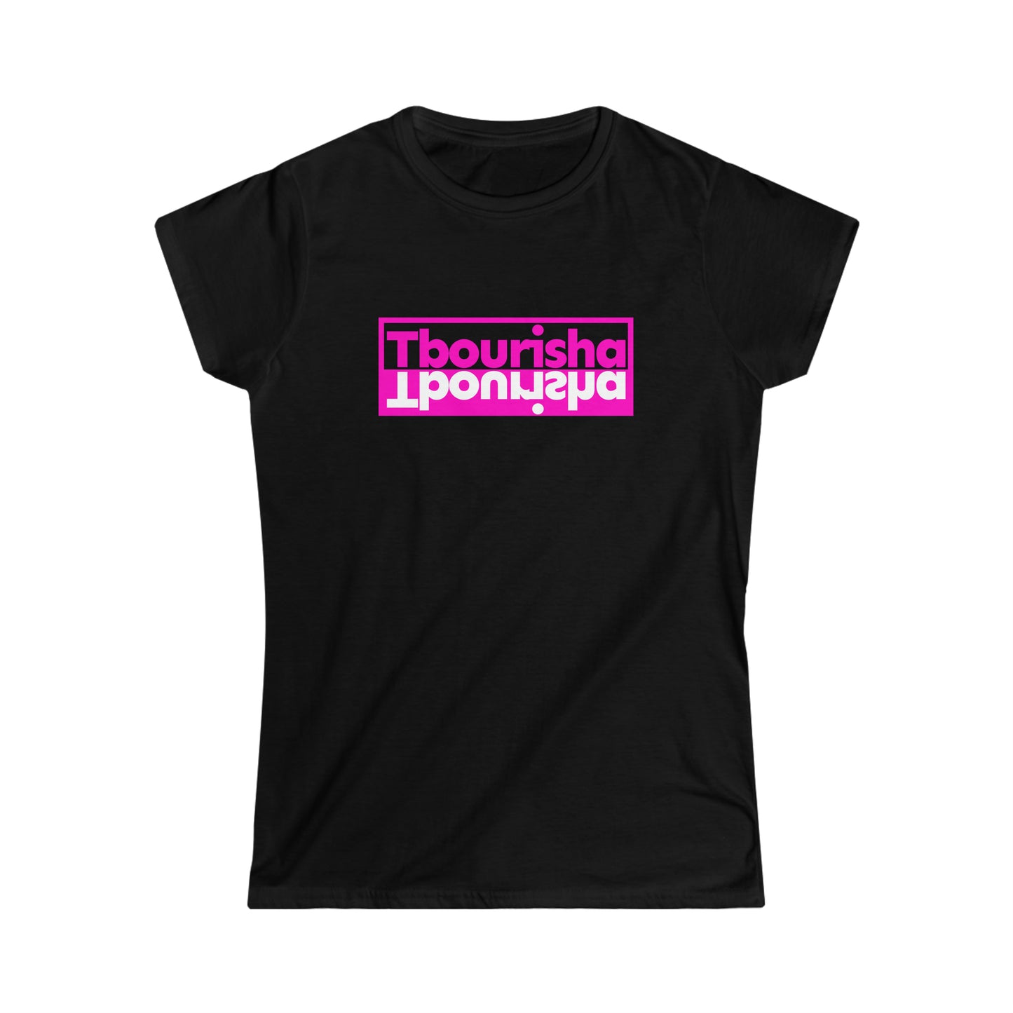 Woman's Tbourisha T-shirt Pink/White