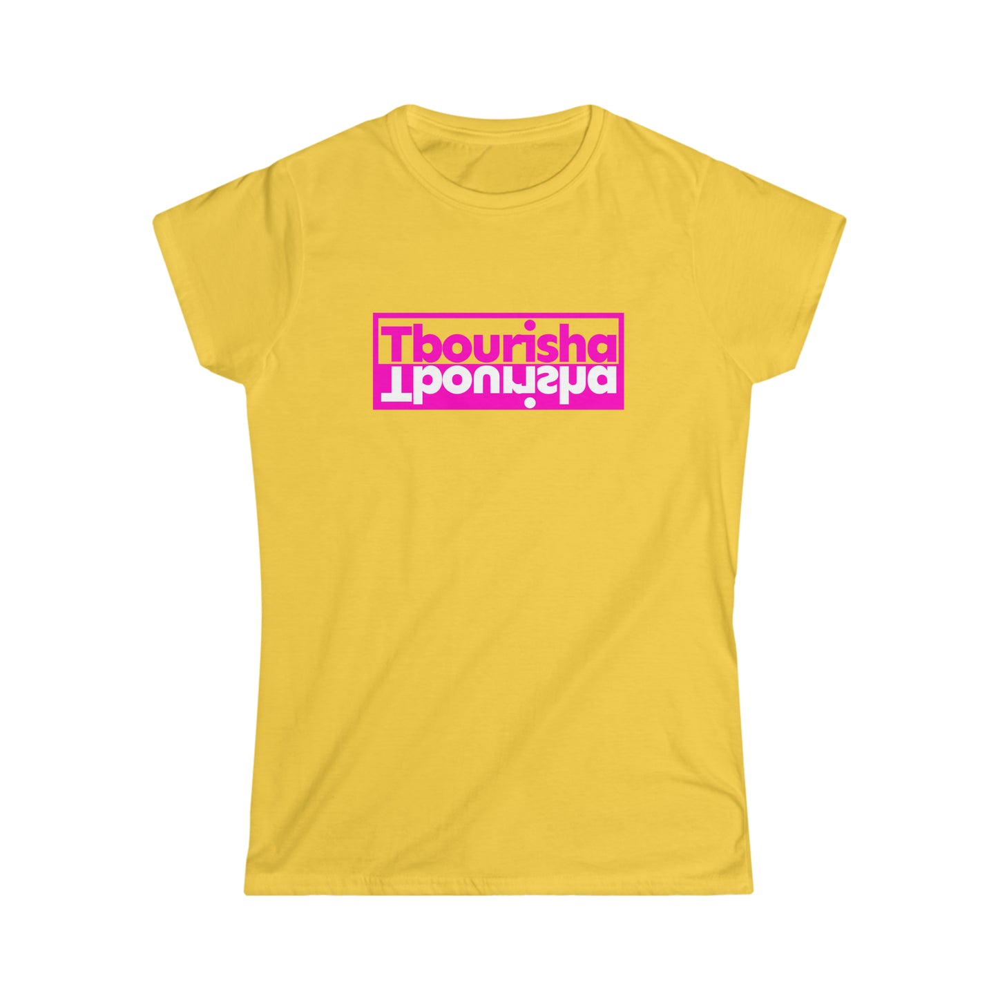 Woman's Tbourisha T-shirt Pink/White