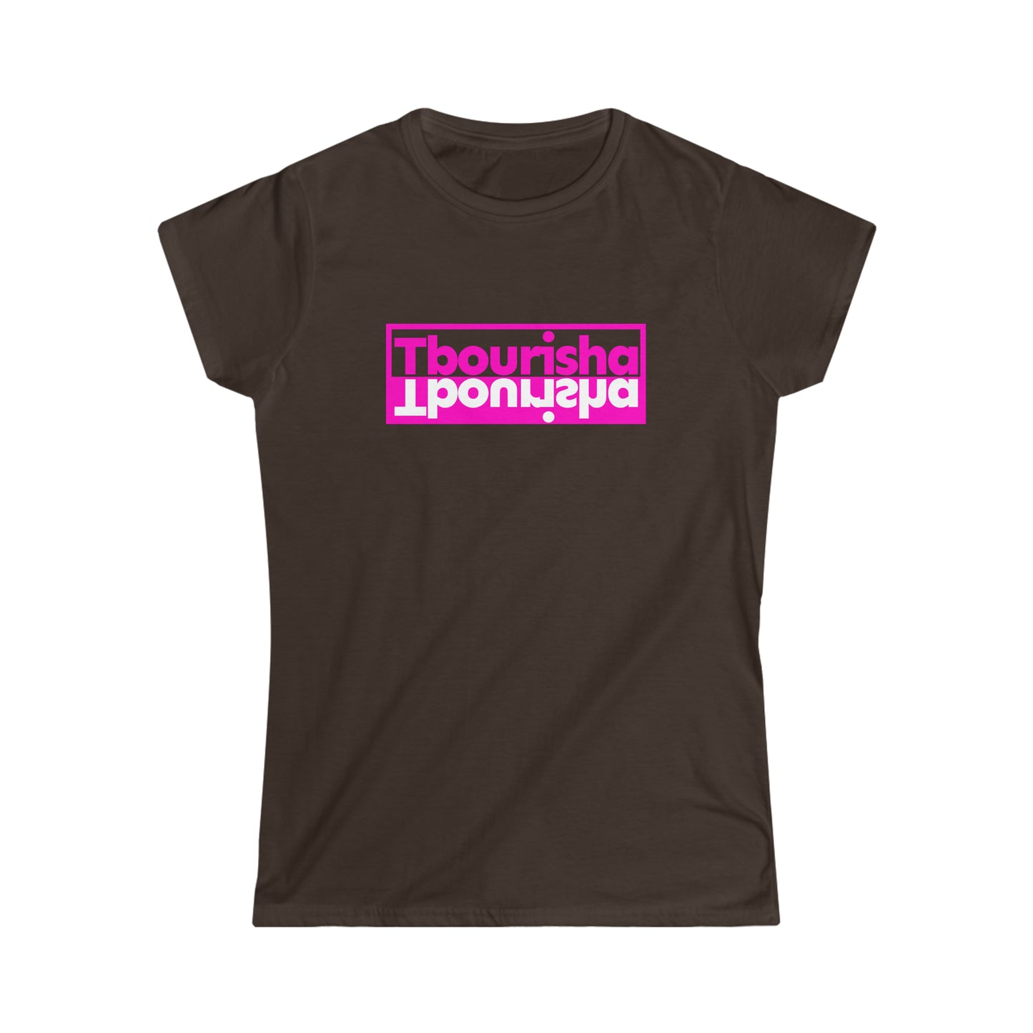 Woman's Tbourisha T-shirt Pink/White