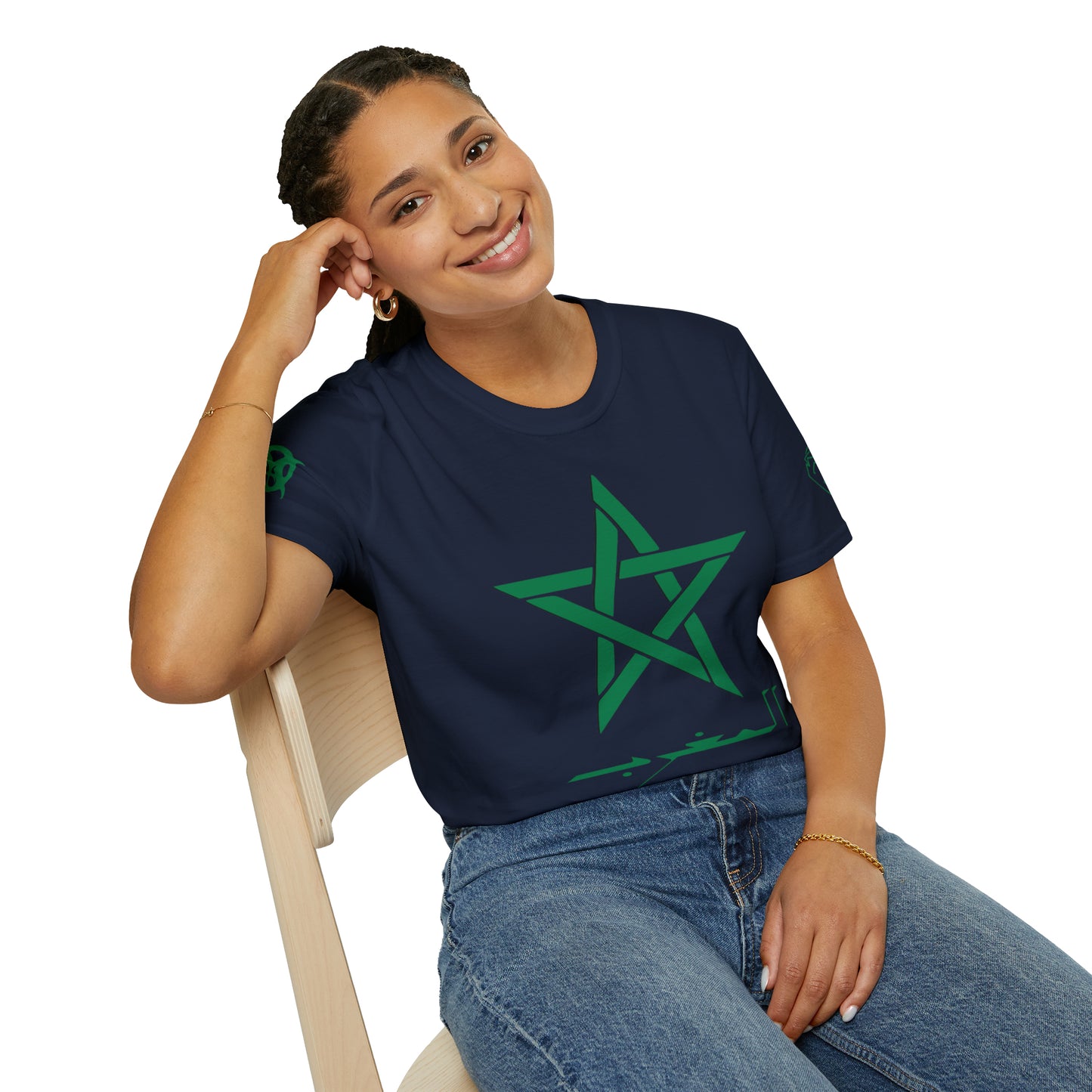 Arabic Moroccan Star Green