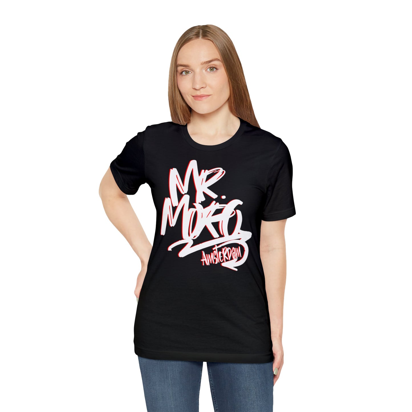 Mr.Moro Graffiti T-shirt White/Red