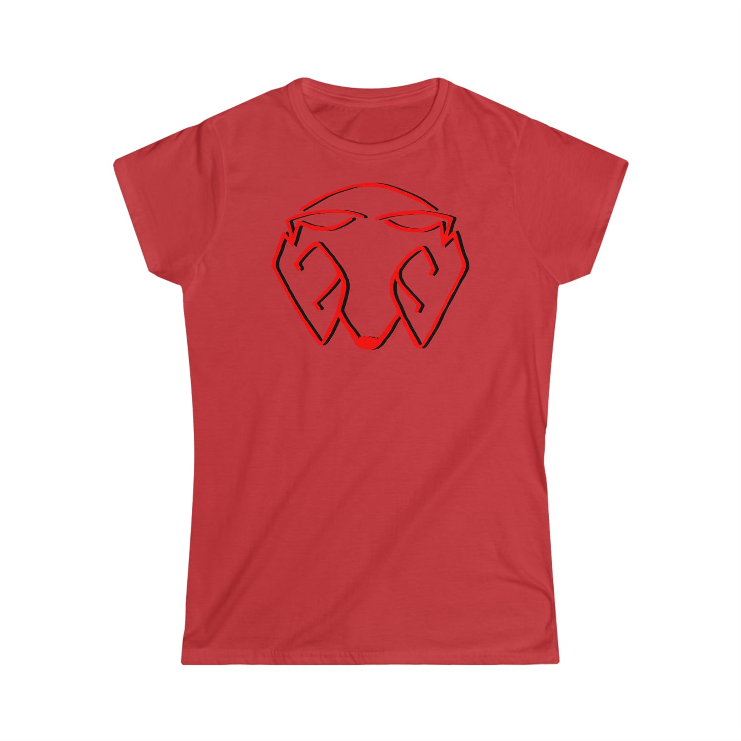 Women's Logo Big Head Red