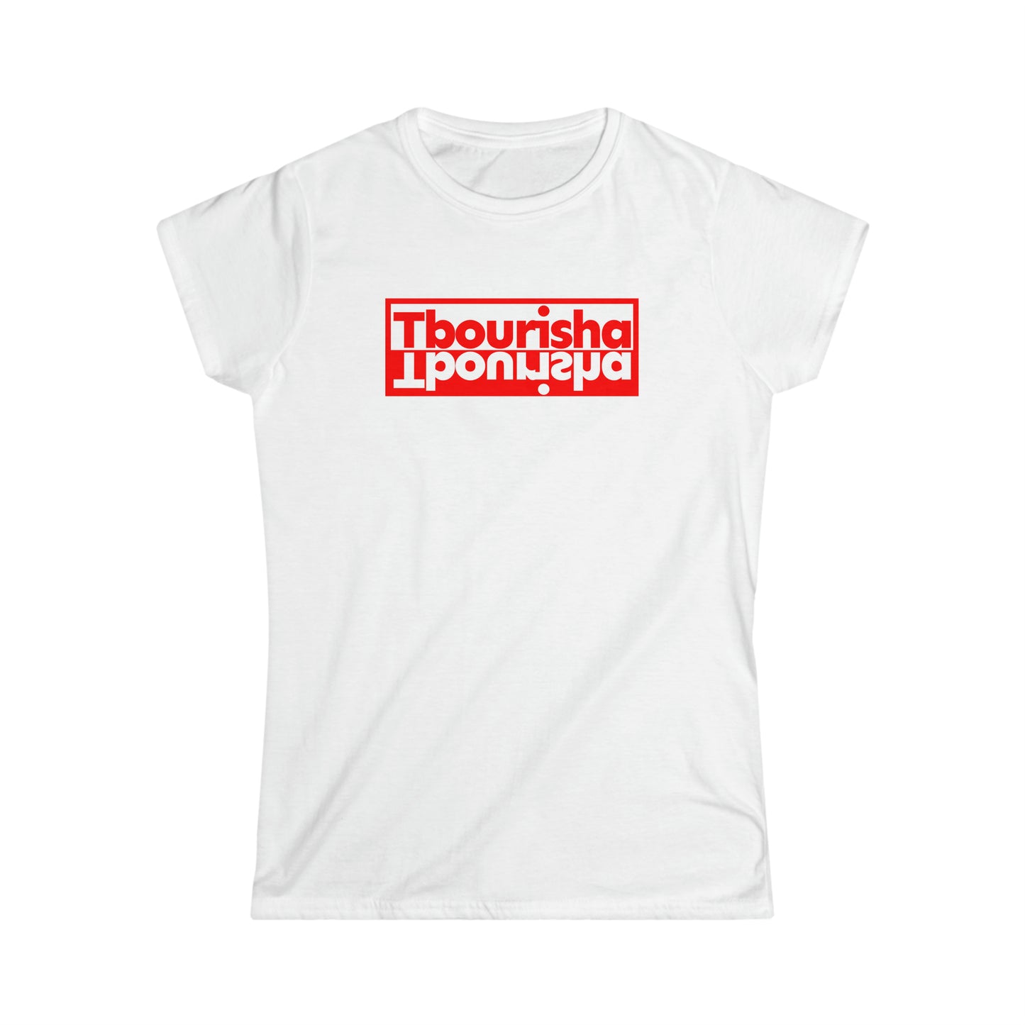 Woman's Tbourisha T-shirt Red/White