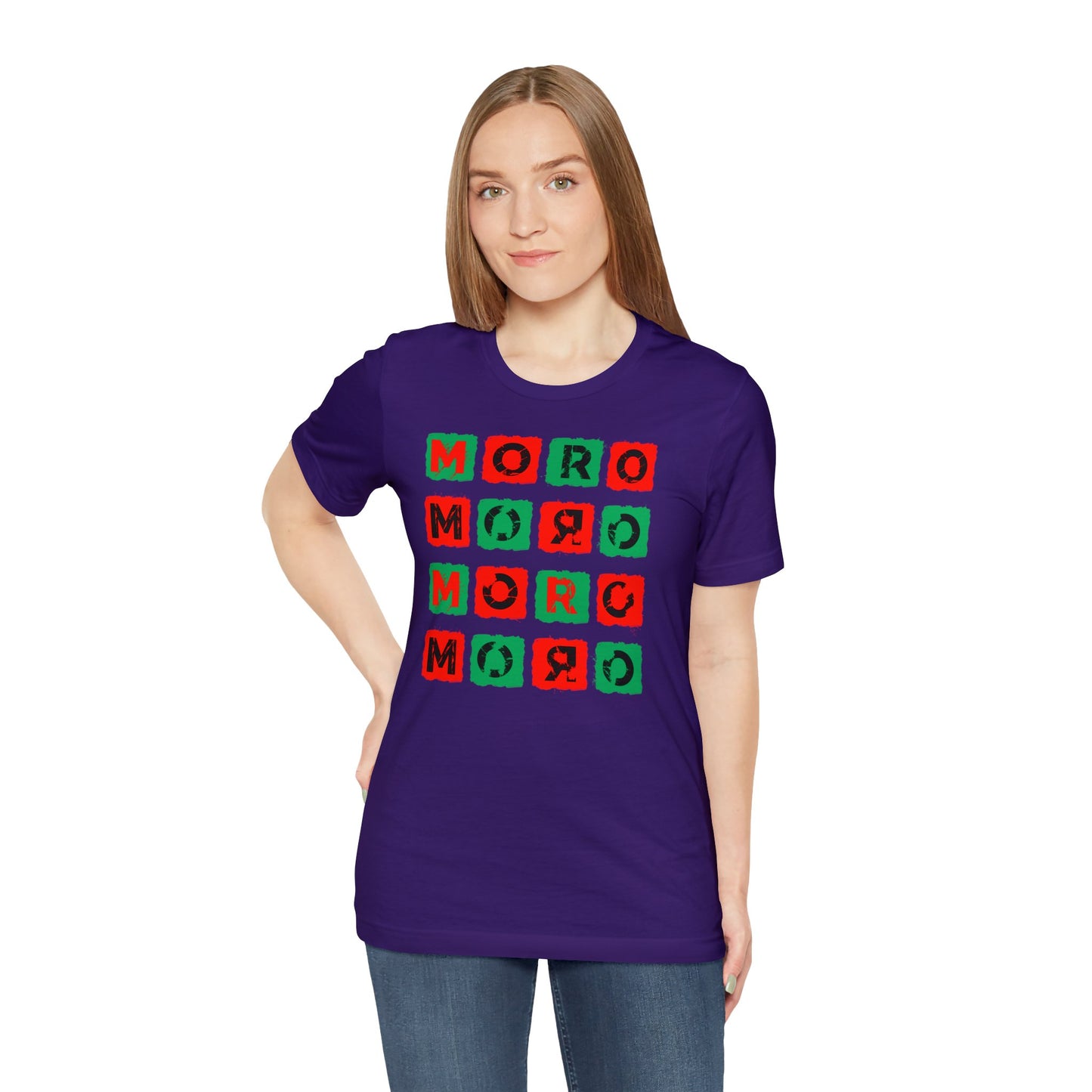 Mr.Moro Cubes T-shirt Red/Green