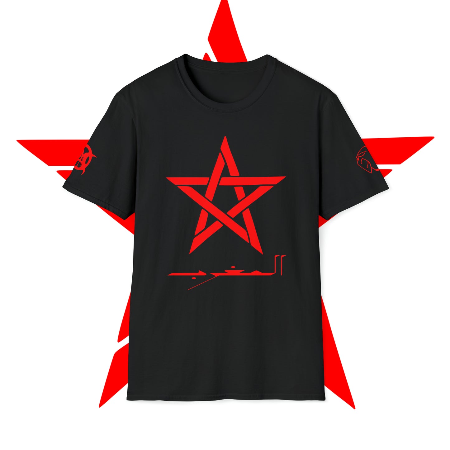 Arabic Moroccan Star Red