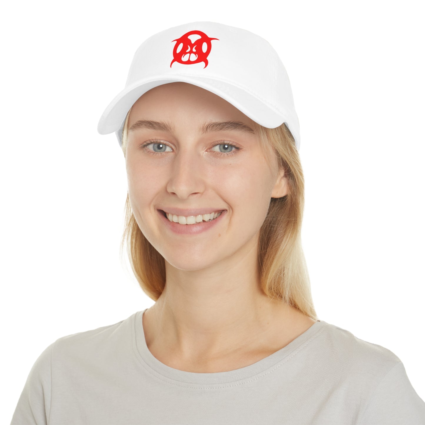 Mr.Moro Logo Red - Low Profile Baseball Cap
