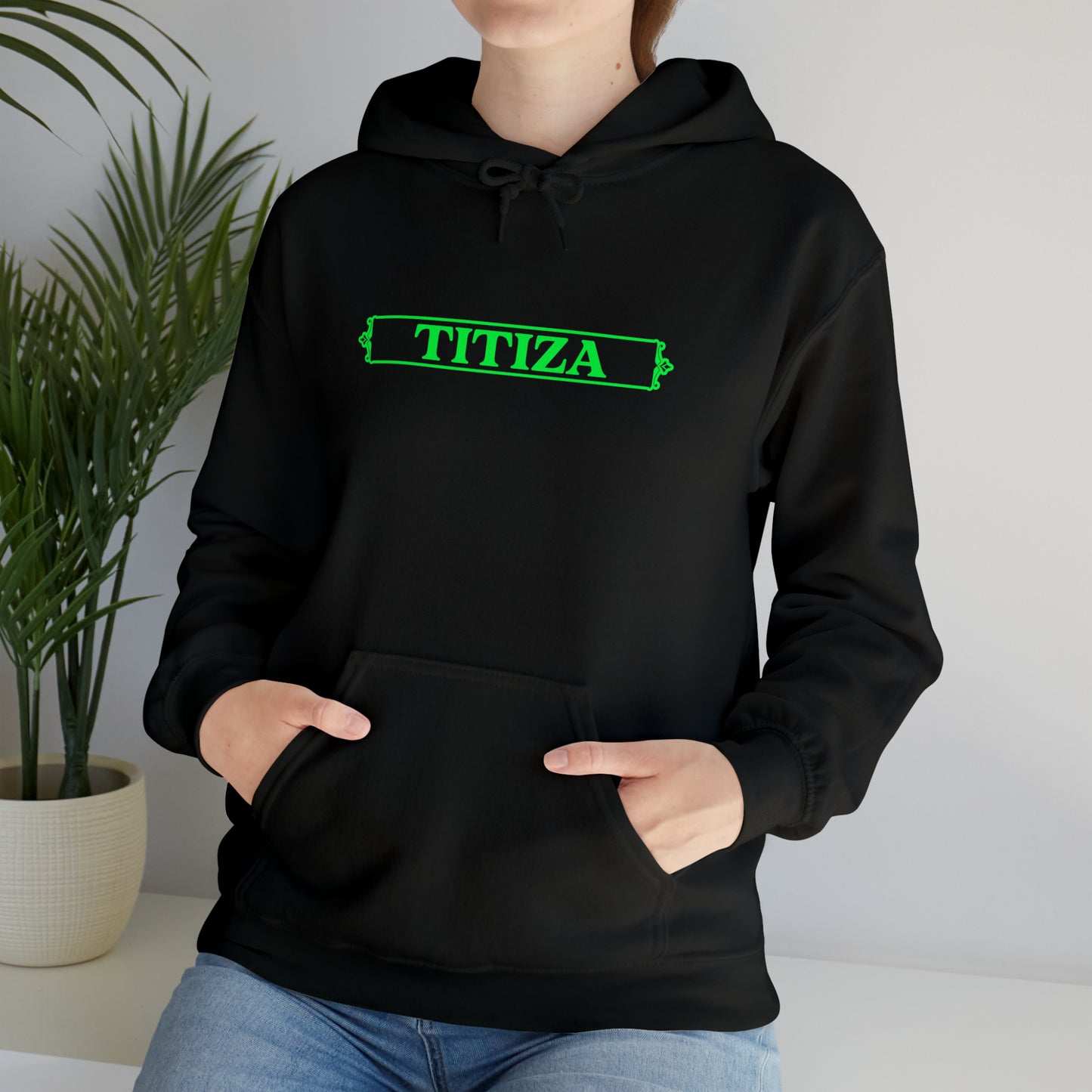 Woman's Hoodie Titza Green